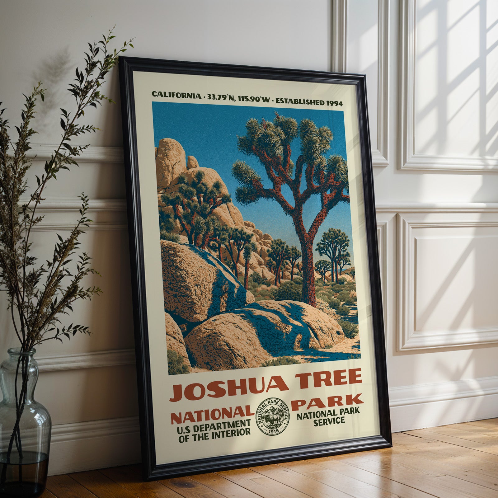 Joshua Tree National Park Vintage WPA Art