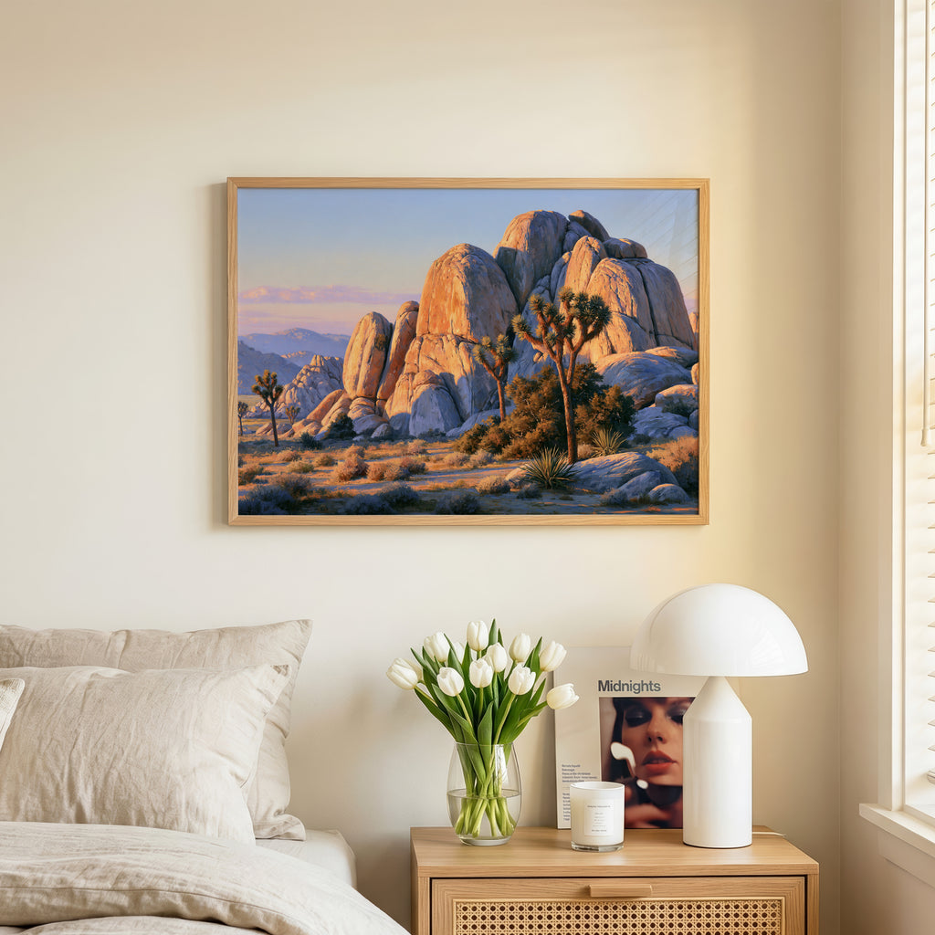 Joshua Tree National Park Classical Oil Painting