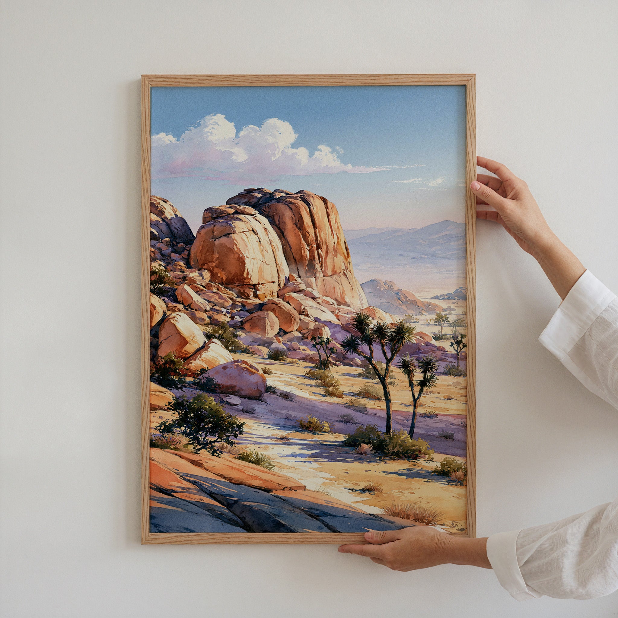 Joshua Tree National Park Watercolor Art