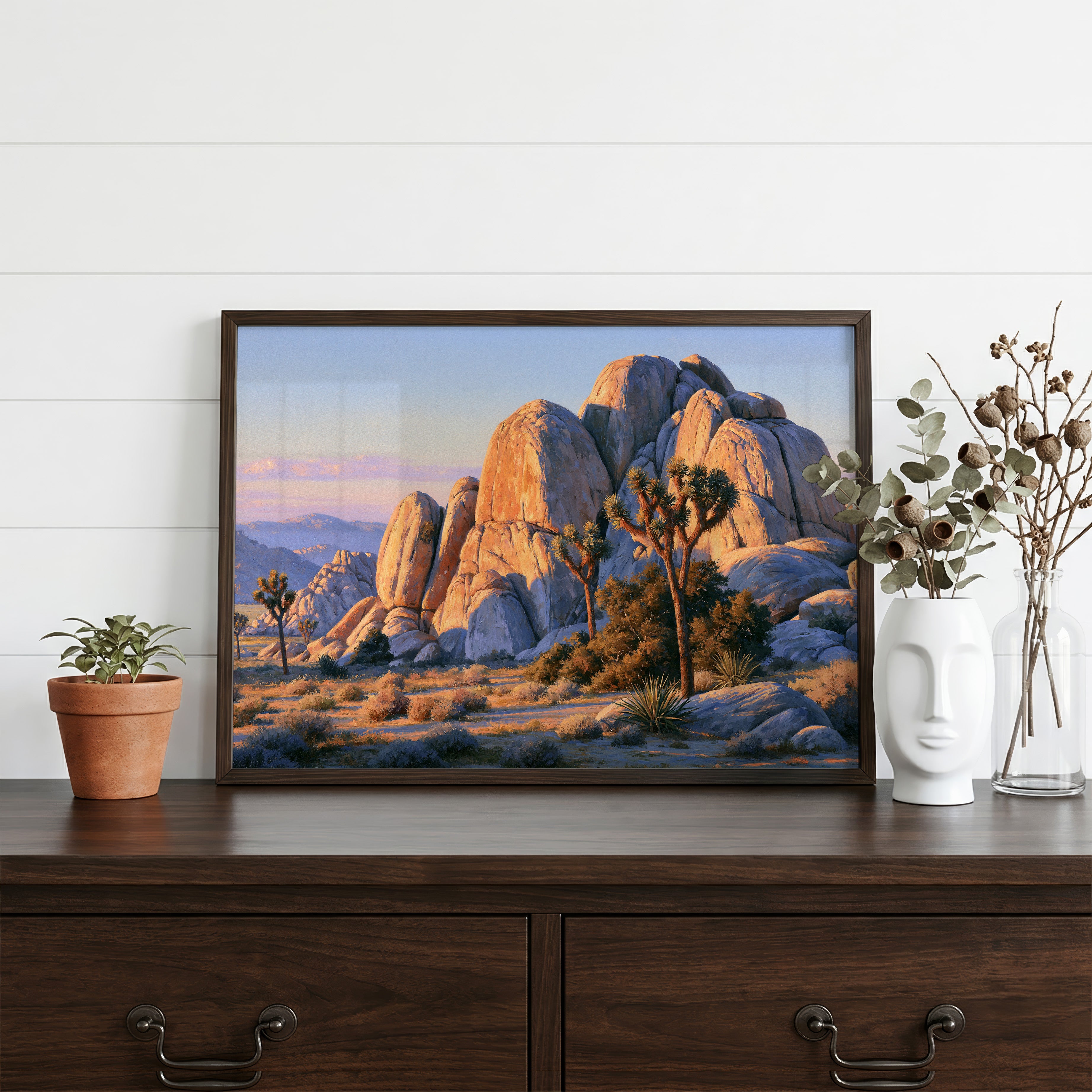 Joshua Tree National Park Classical Oil Painting