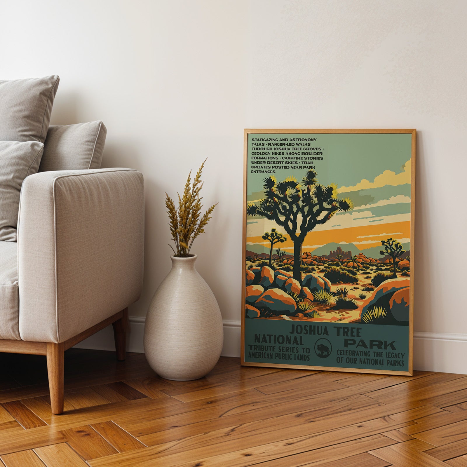 Joshua Tree National Park Vintage WPA Art