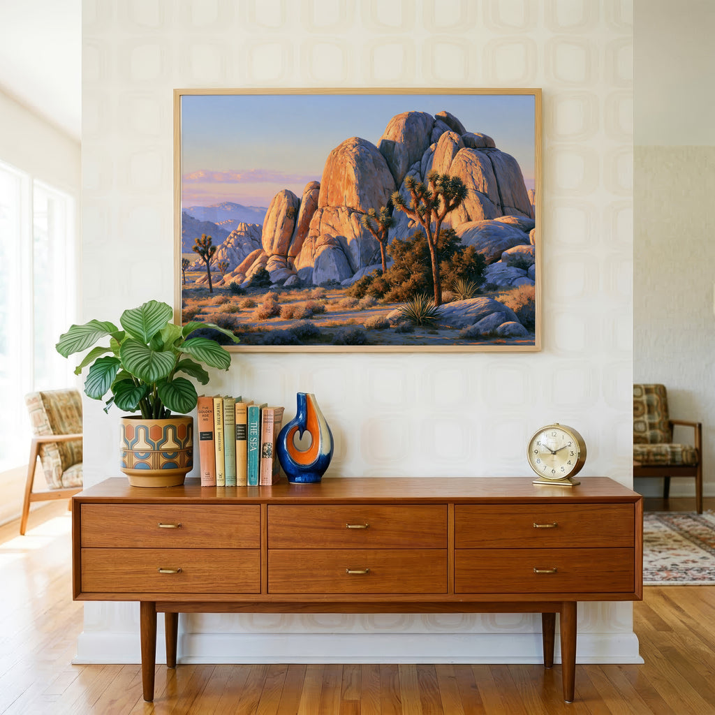 Joshua Tree National Park Classical Oil Painting