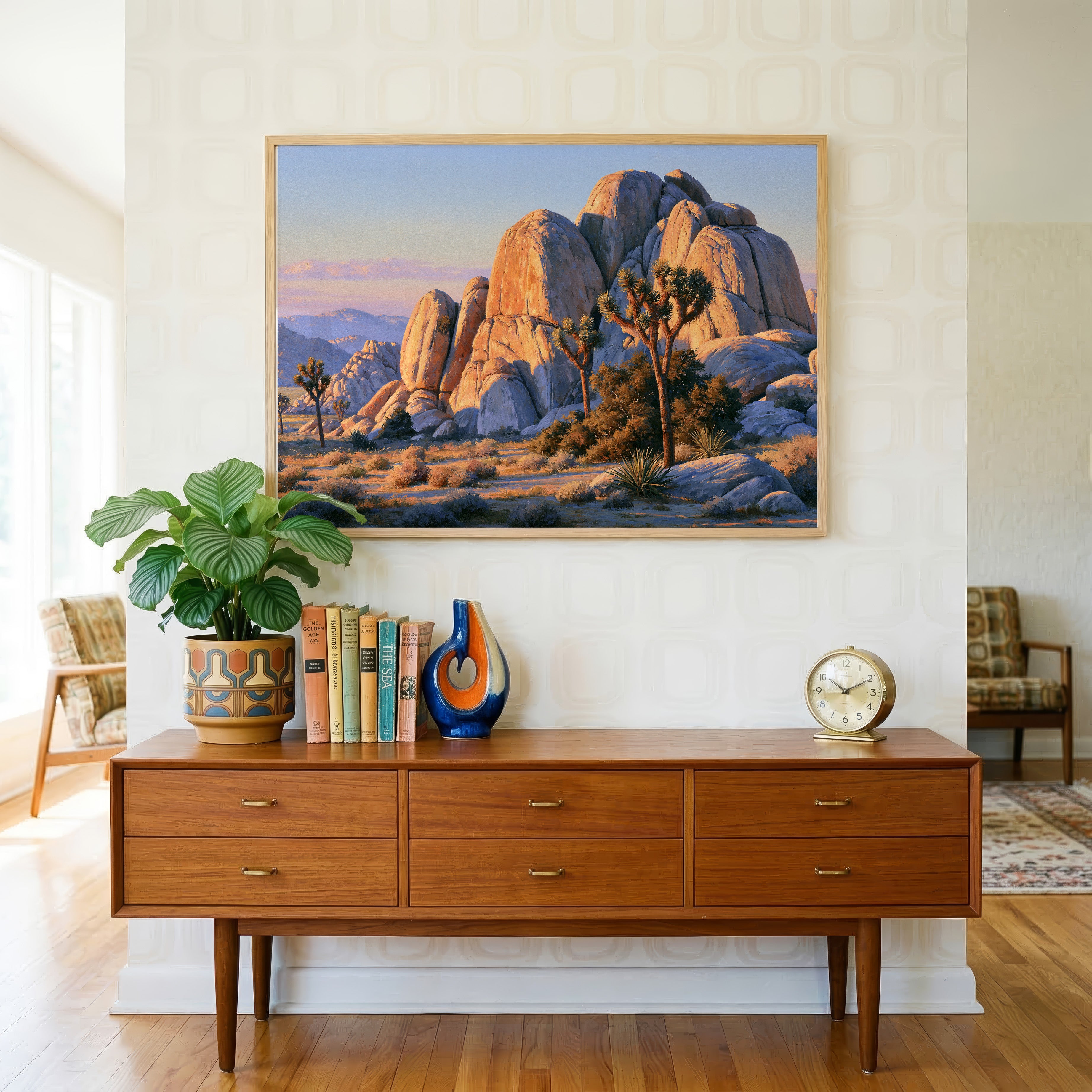 Joshua Tree National Park Classical Oil Painting