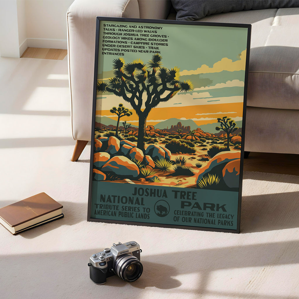 Joshua Tree National Park Vintage WPA Art