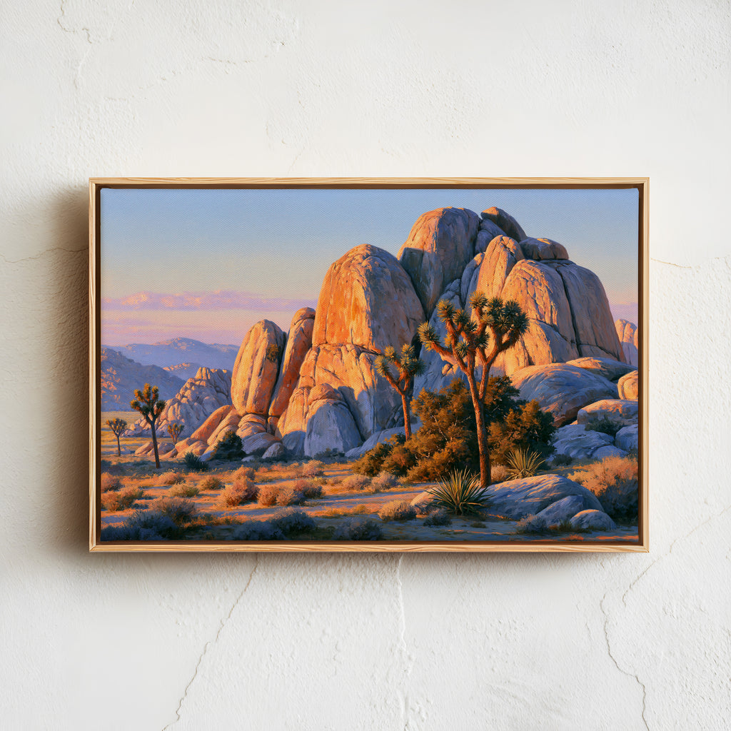 Joshua Tree National Park Classical Oil Painting