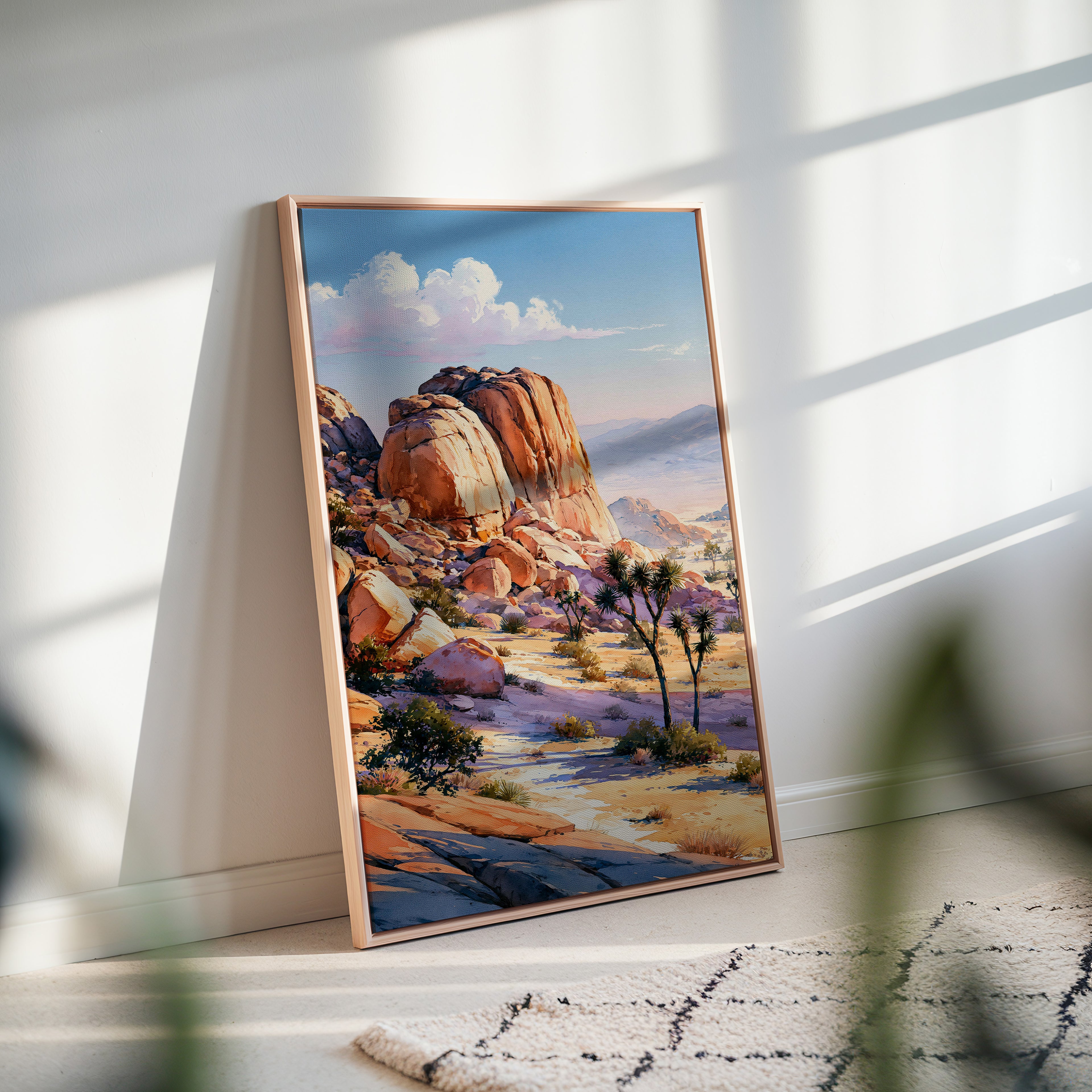 Joshua Tree National Park Watercolor Art