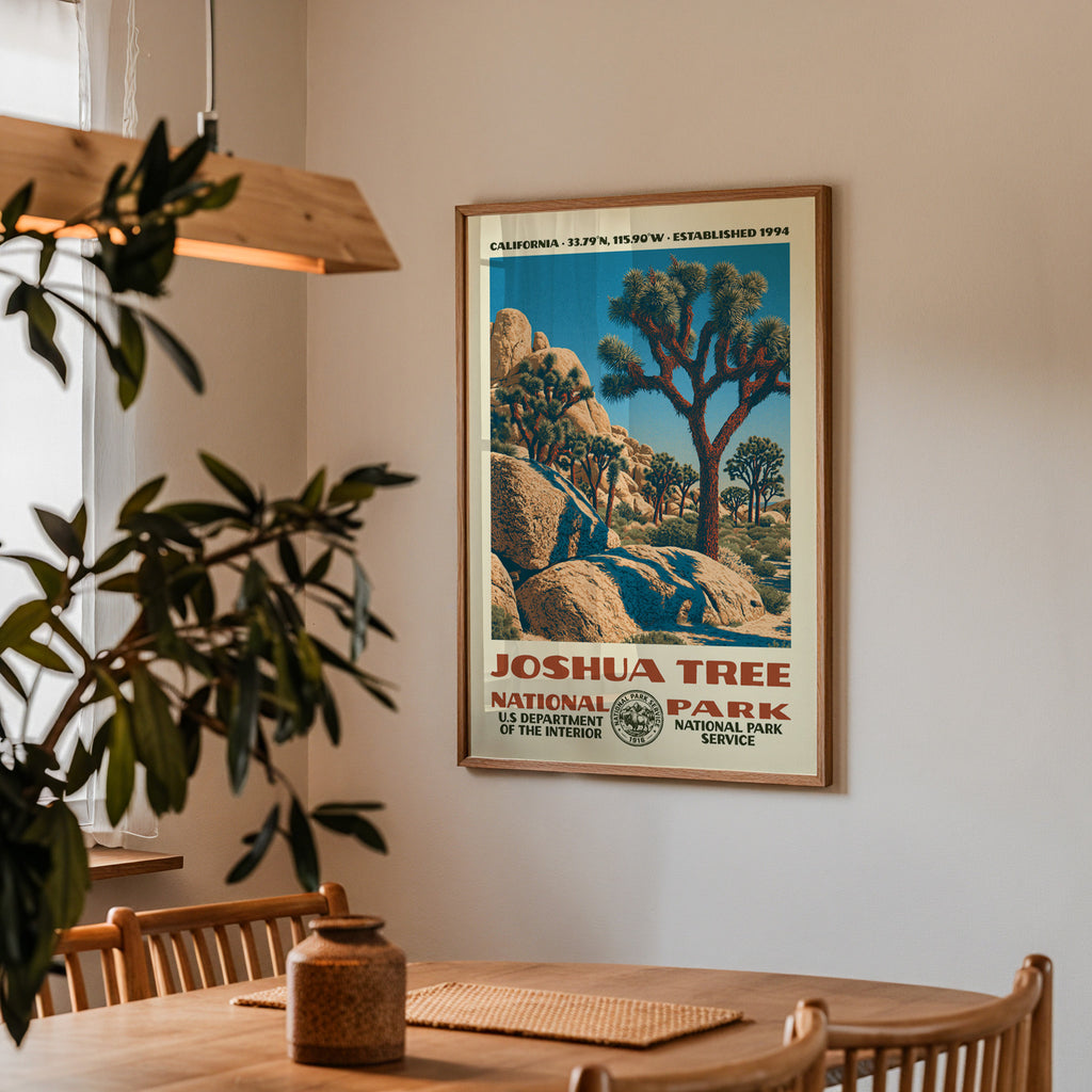 Joshua Tree National Park Vintage WPA Art