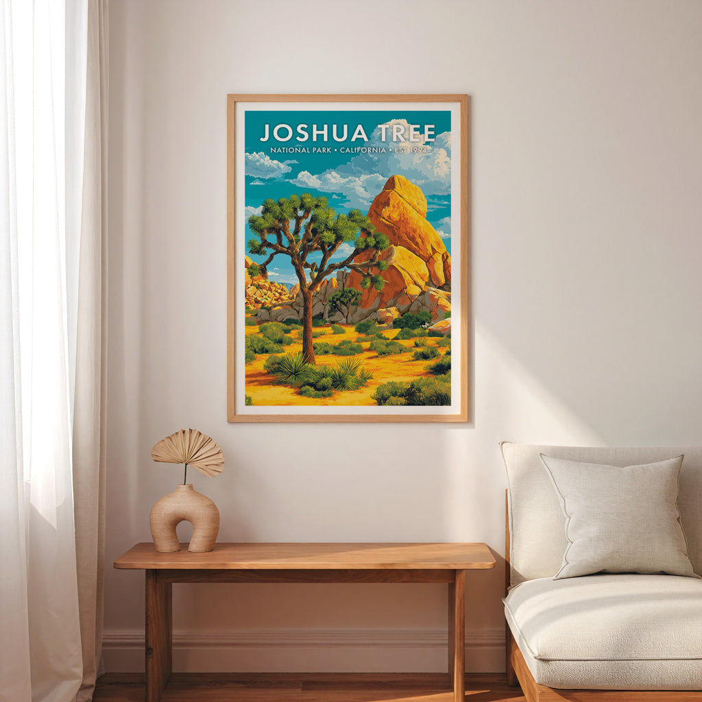 Retro Joshua Tree National Park Print