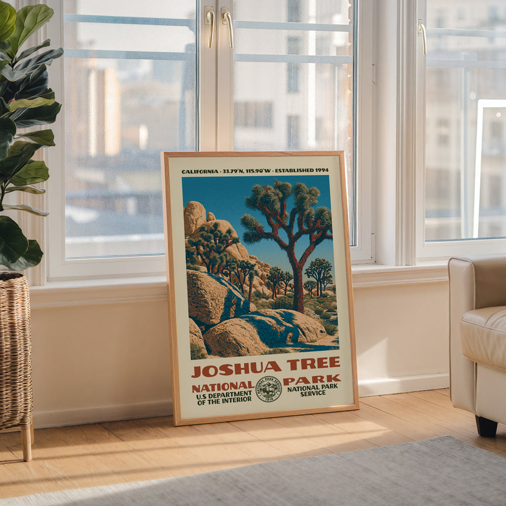 Joshua Tree National Park Vintage WPA Art