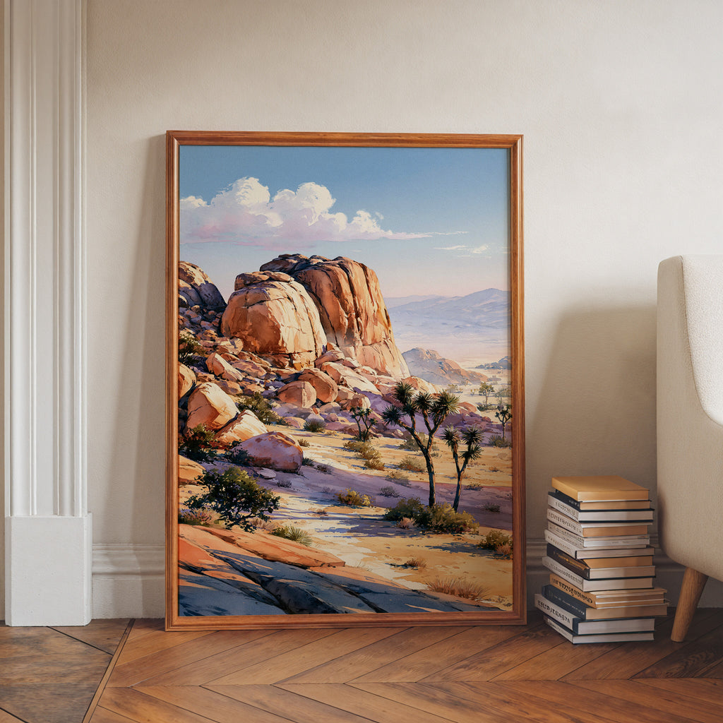 Joshua Tree National Park Watercolor Art