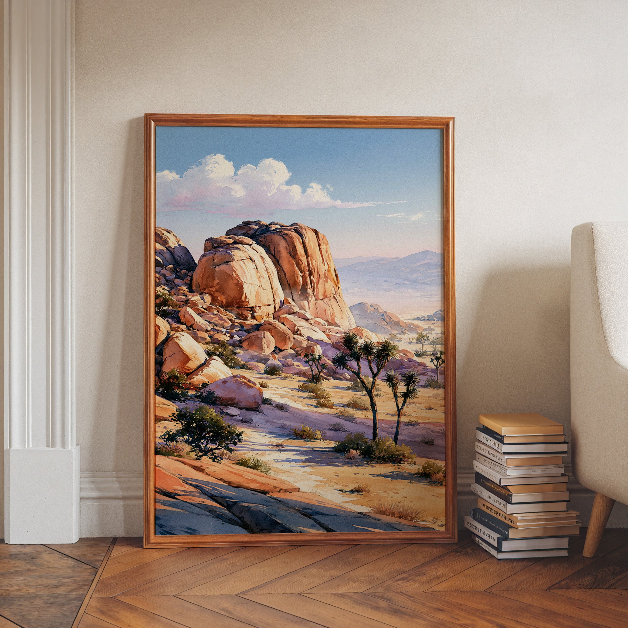 Joshua Tree National Park Watercolor Art