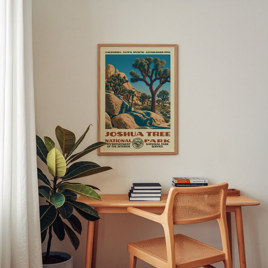 Joshua Tree National Park Vintage WPA Art