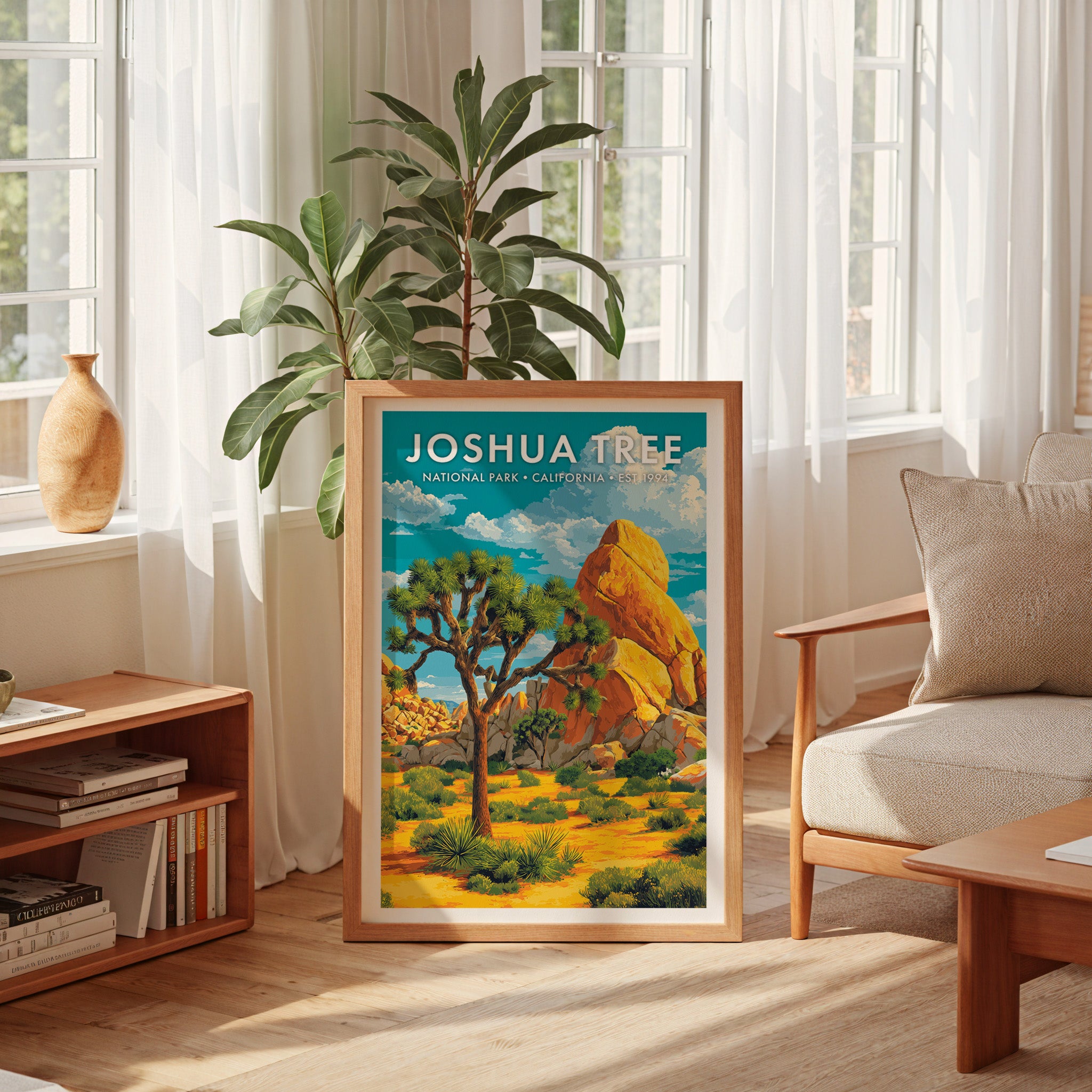 Retro Joshua Tree National Park Print