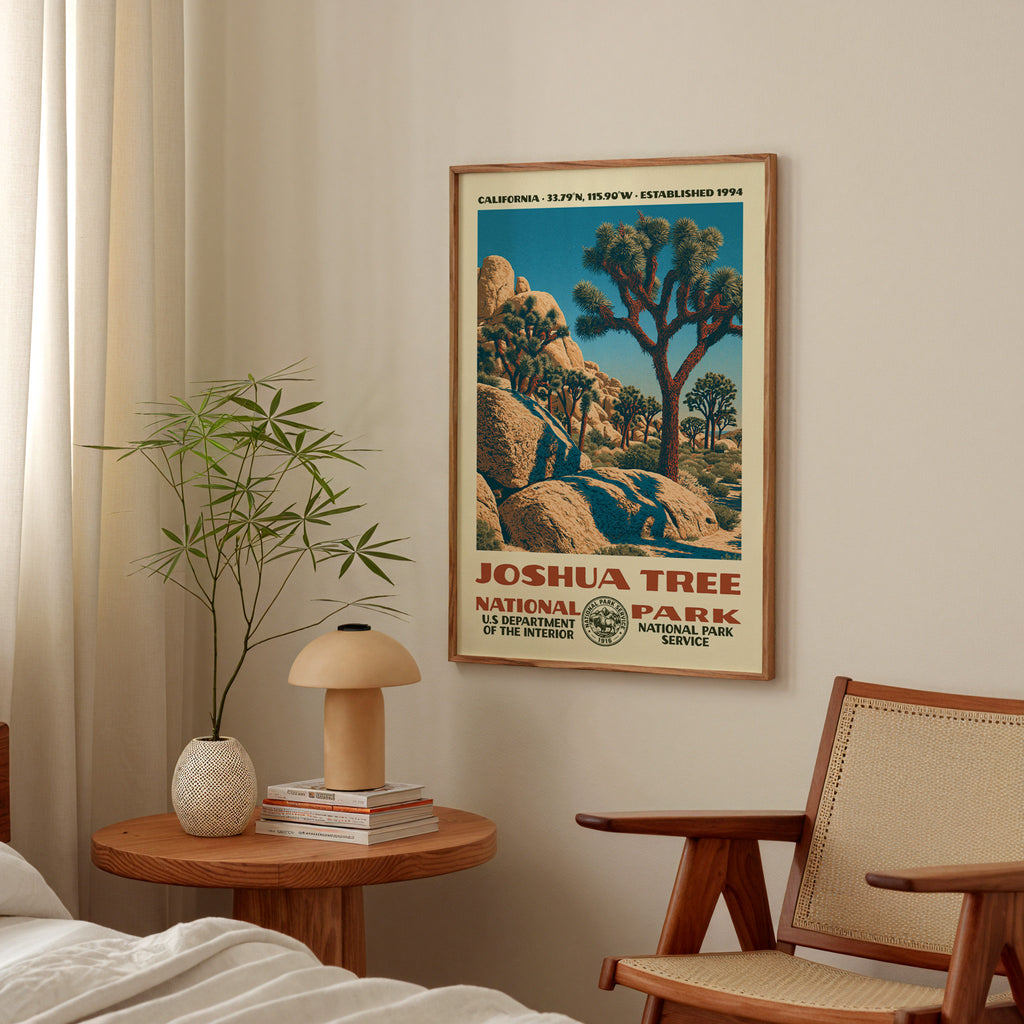 Joshua Tree National Park Vintage WPA Art