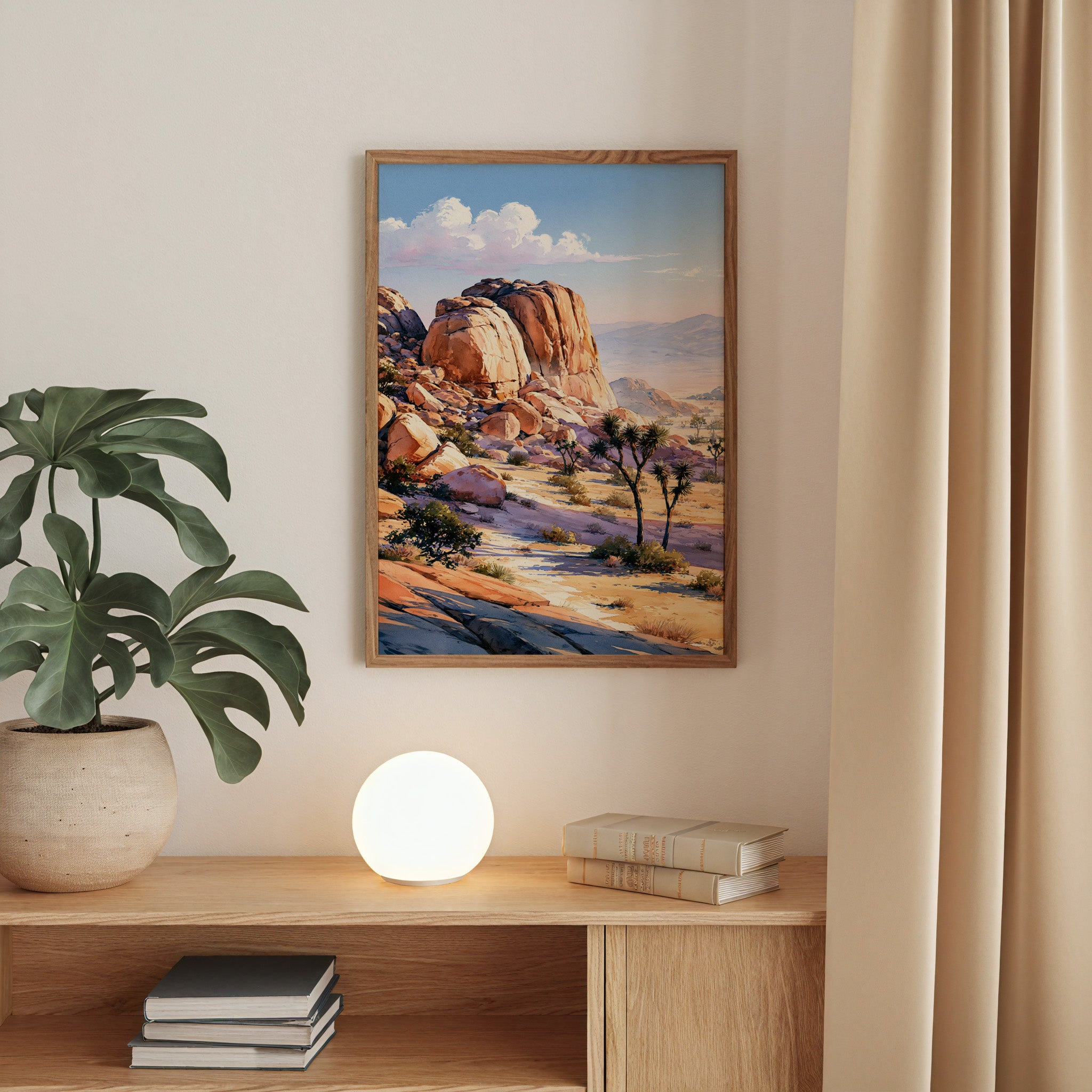 Joshua Tree National Park Watercolor Art