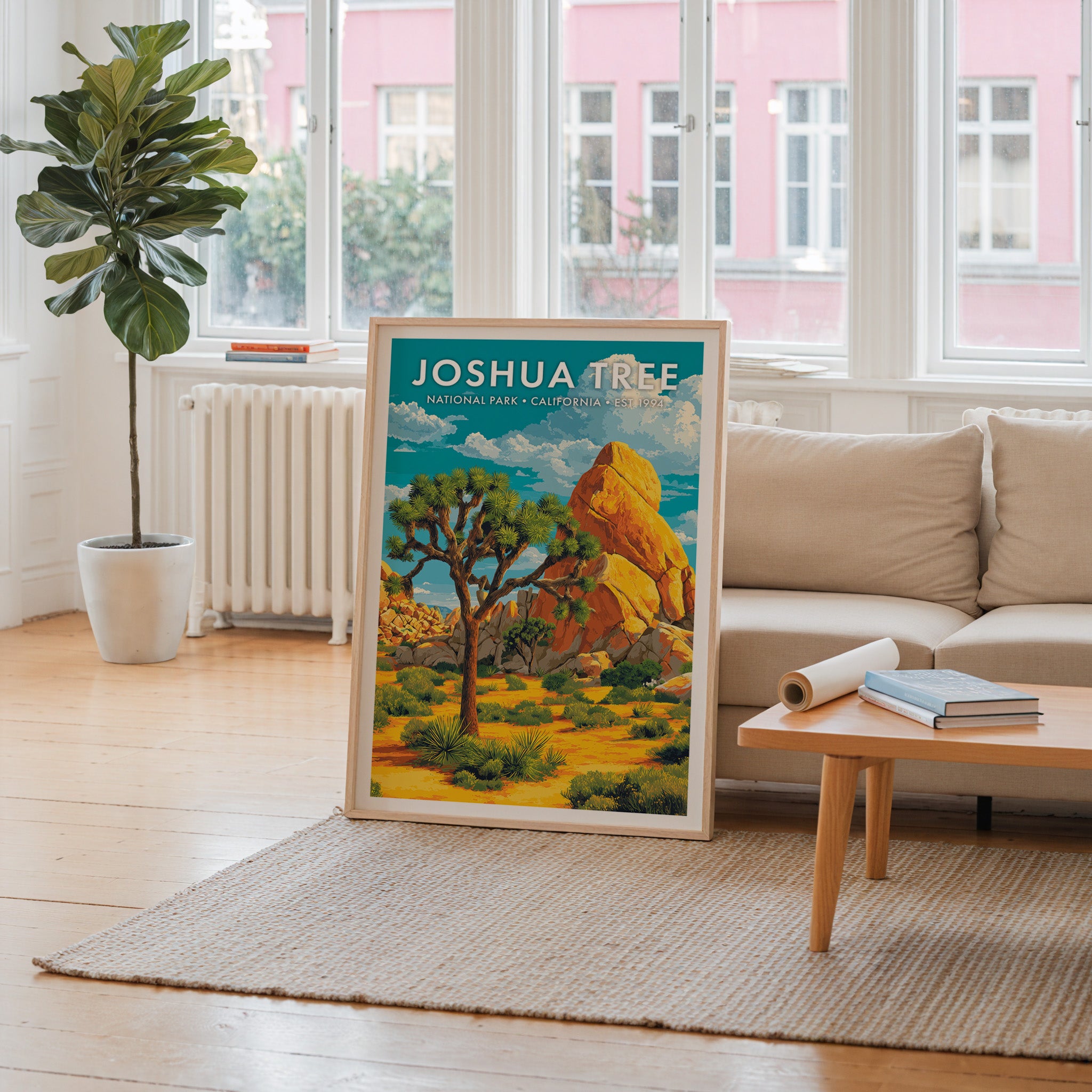 Retro Joshua Tree National Park Print
