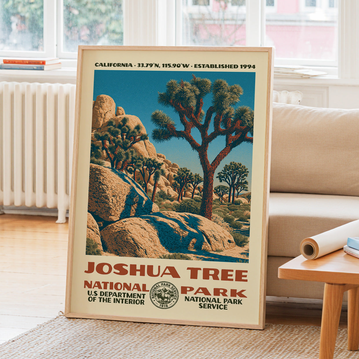 Joshua Tree National Park Vintage WPA Art