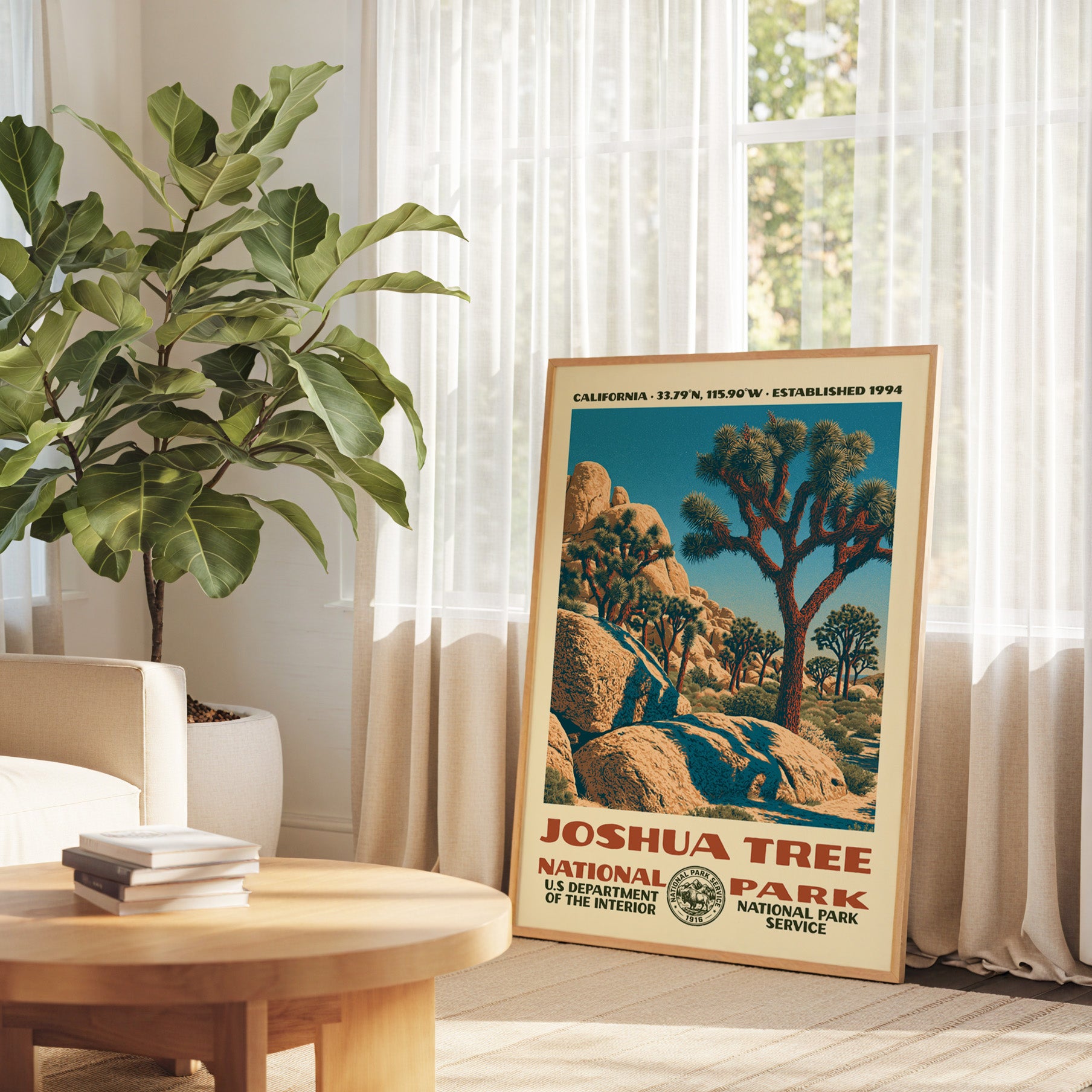 Joshua Tree National Park Vintage WPA Art