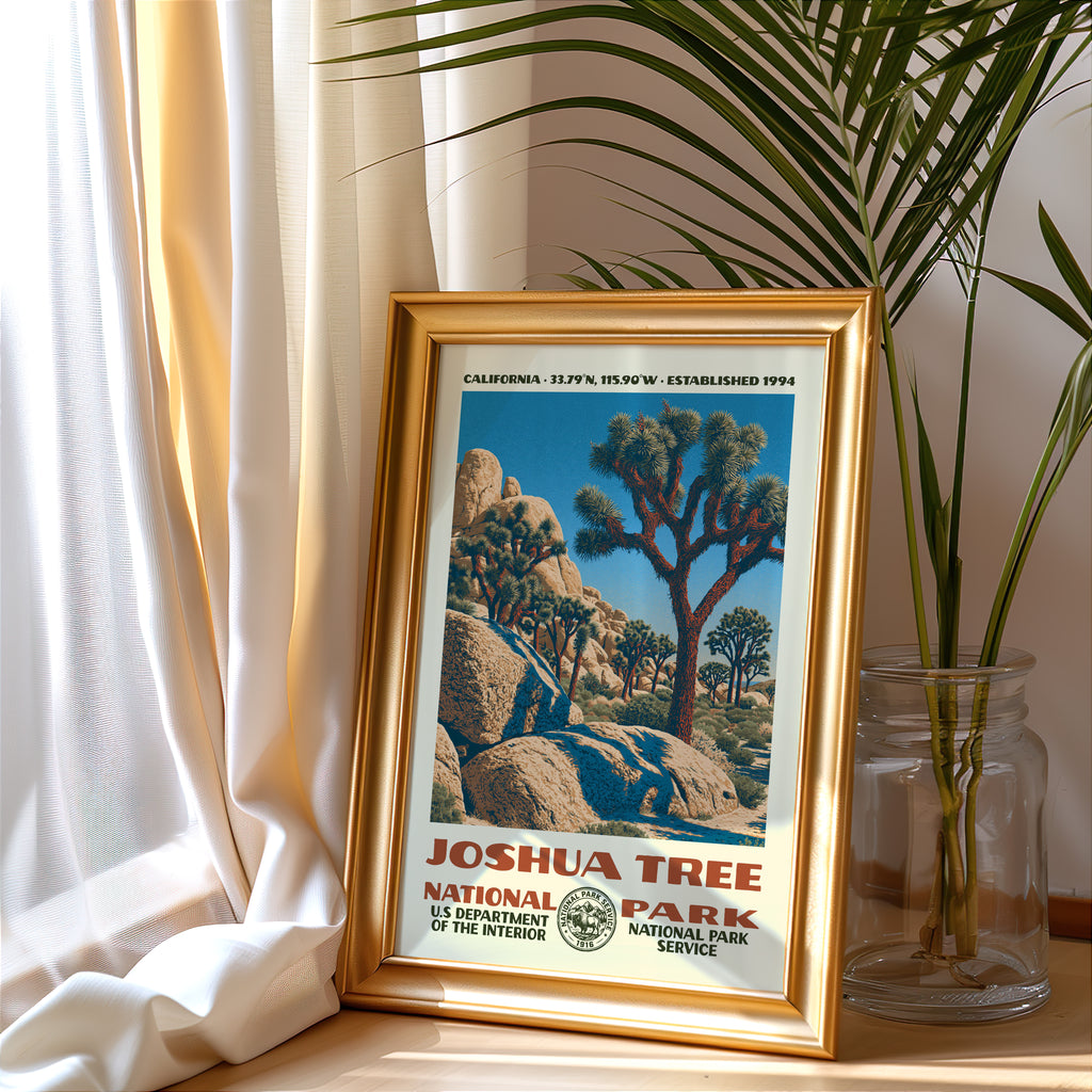 Joshua Tree National Park Vintage WPA Art