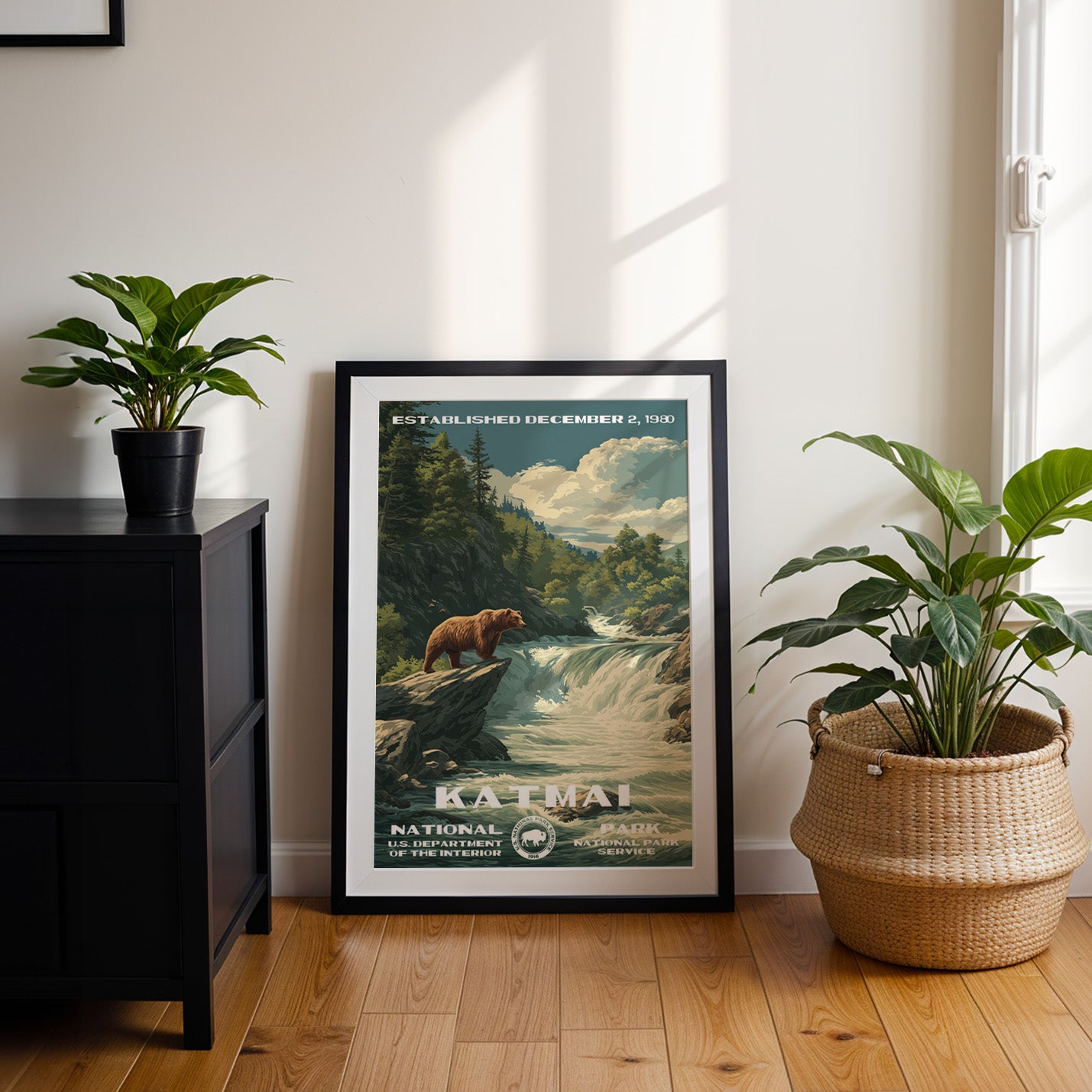 Katmai National Park Vintage WPA