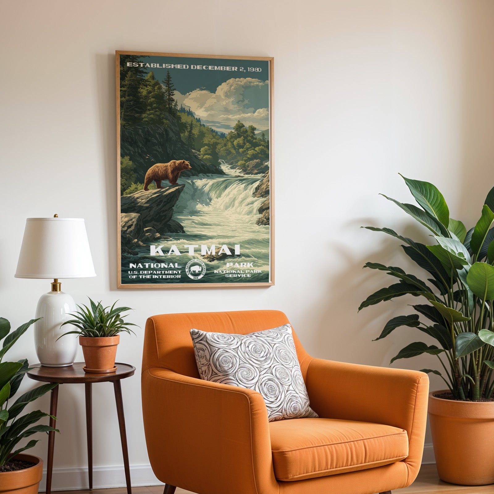 Katmai National Park Vintage WPA