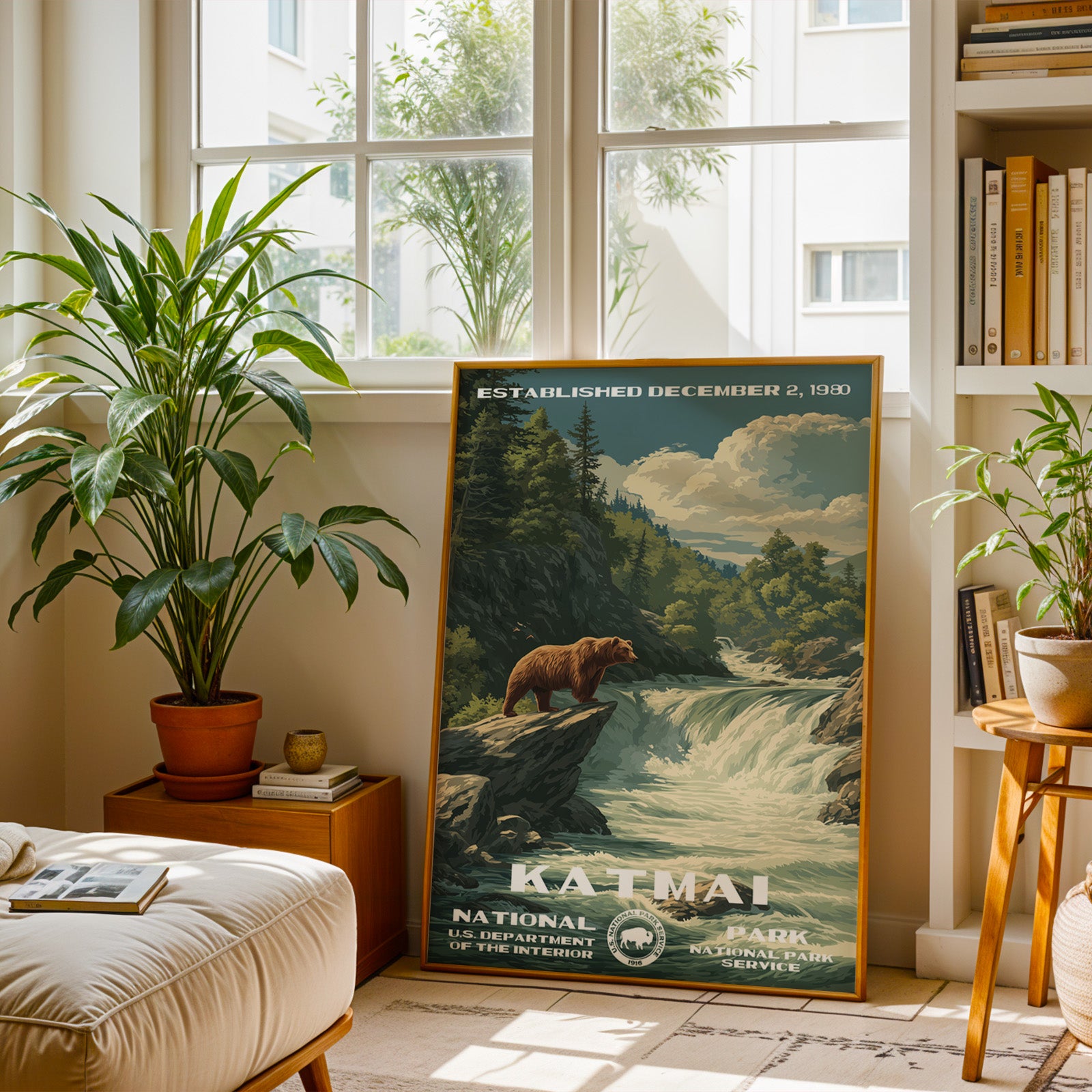Katmai National Park Vintage WPA