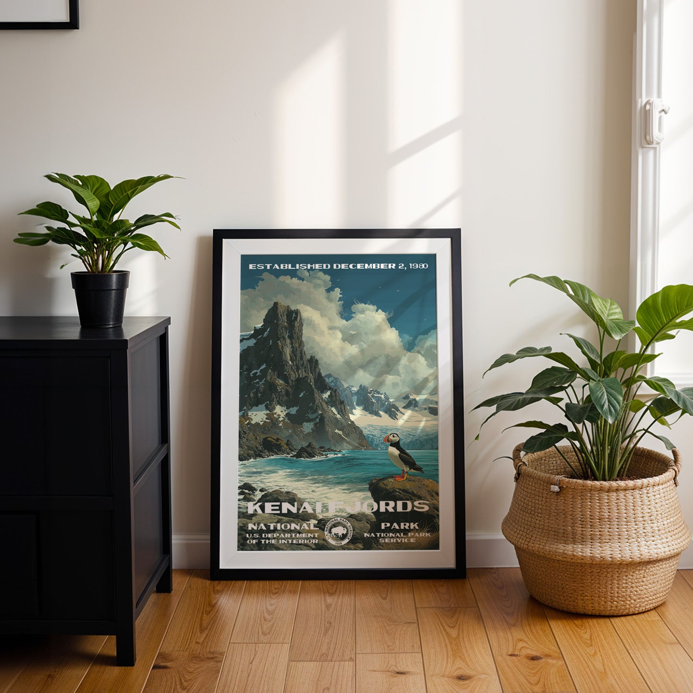 Kenai Fjords National Park Vintage WPA