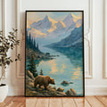 Katmai National Park Watercolor Art