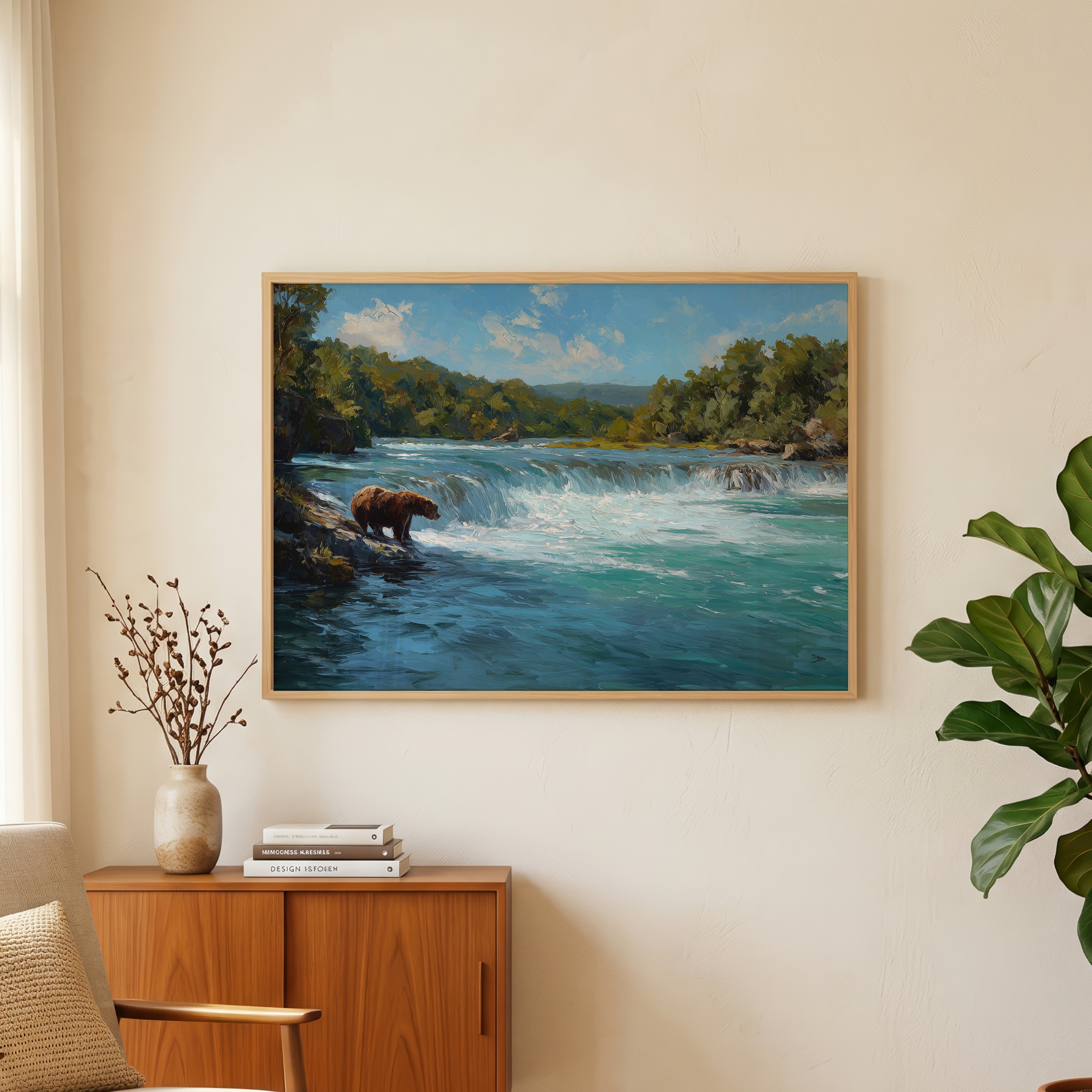 Katmai National Park Oil Painting