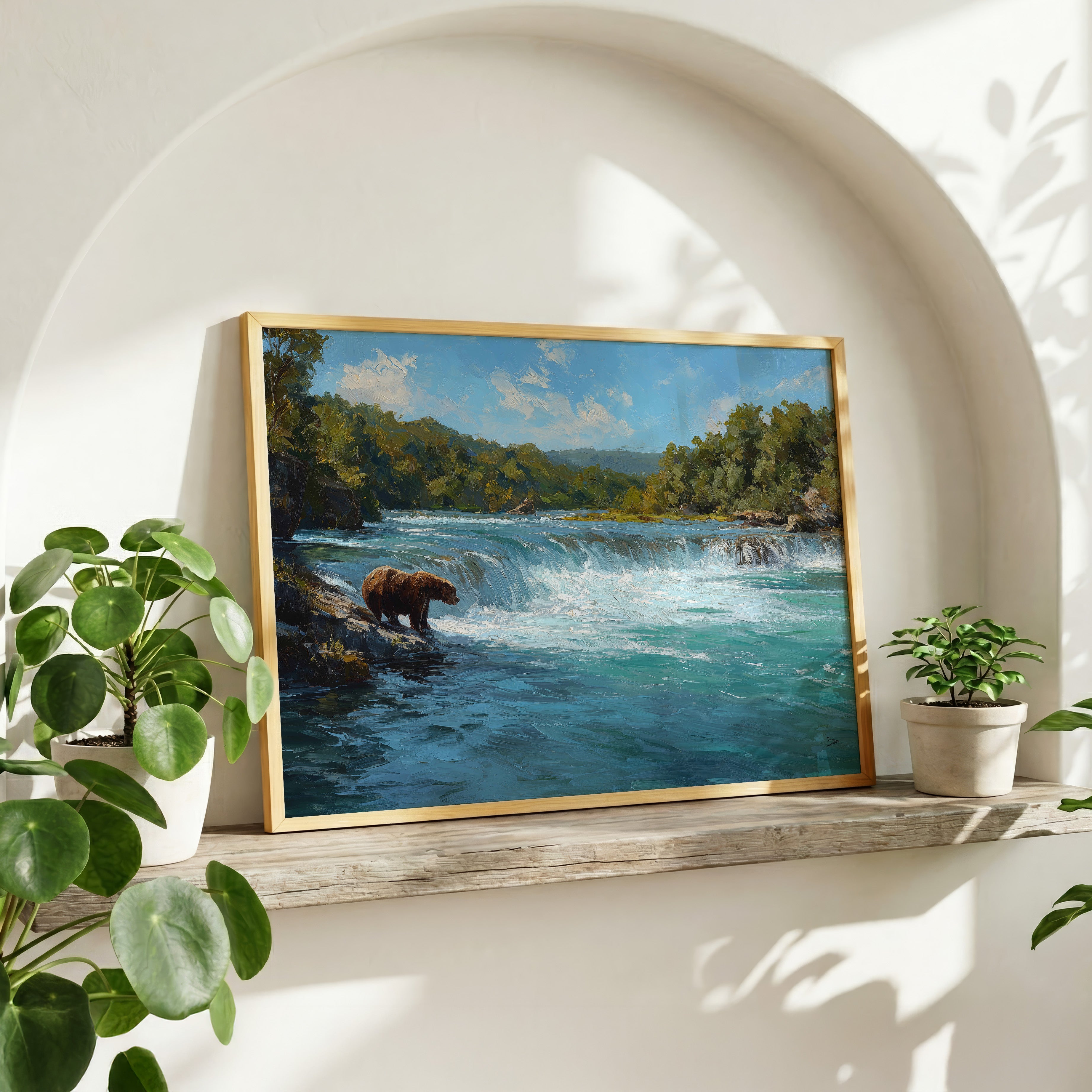 Katmai National Park Oil Painting