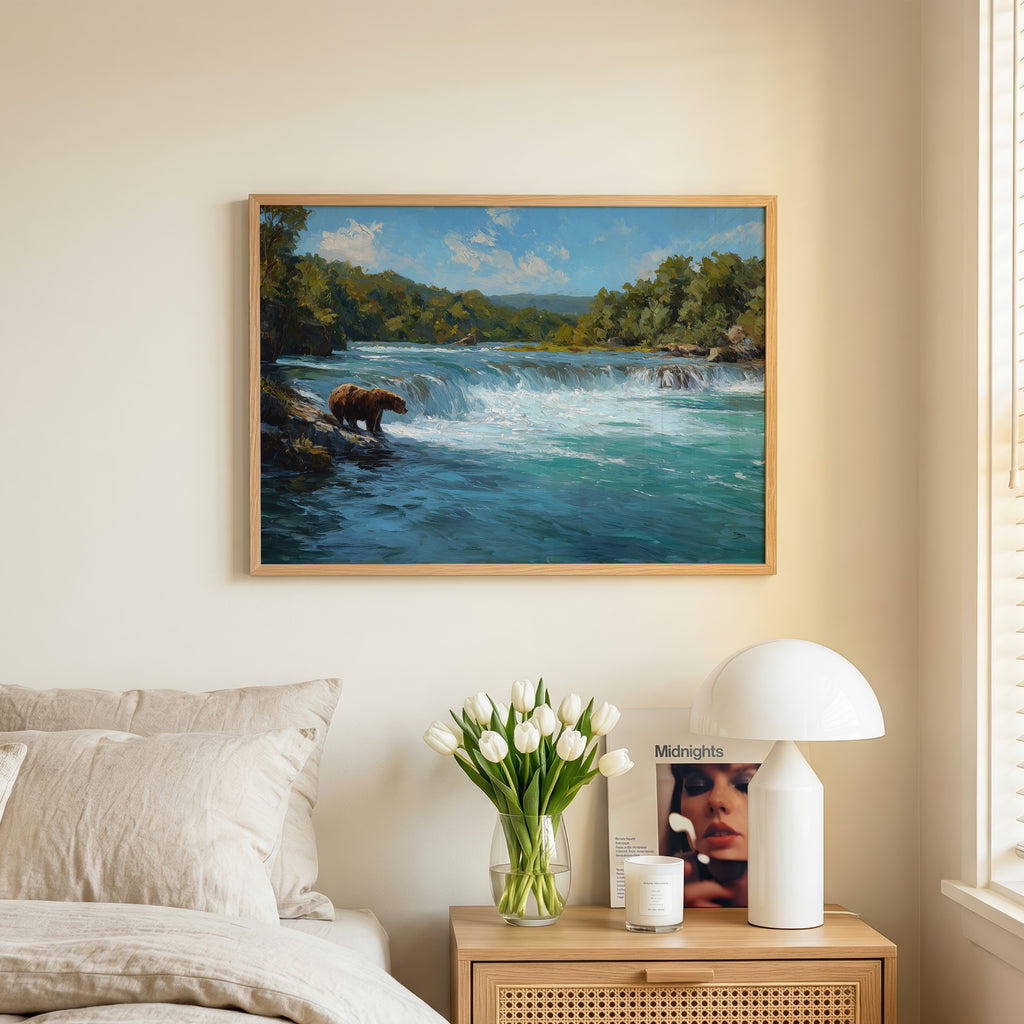 Katmai National Park Oil Painting