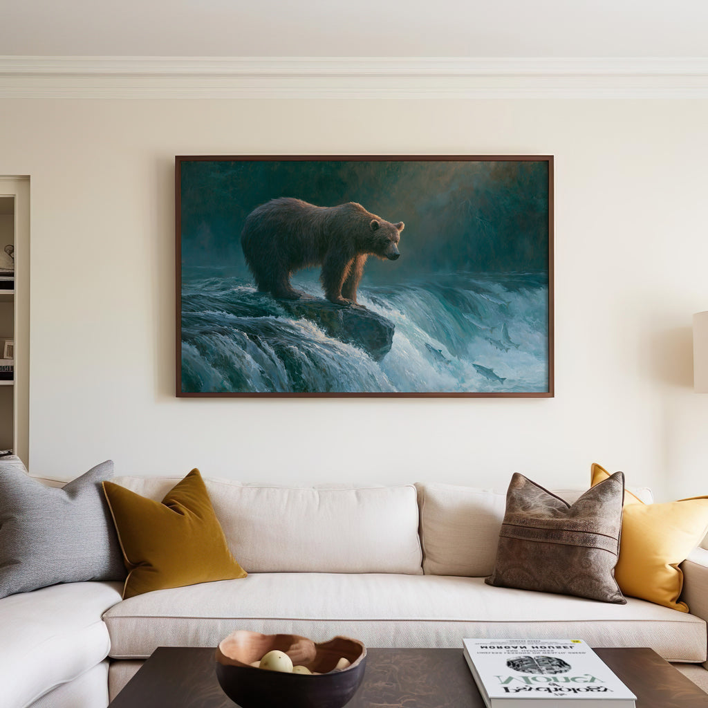Katmai National Park Classical Oil Painting