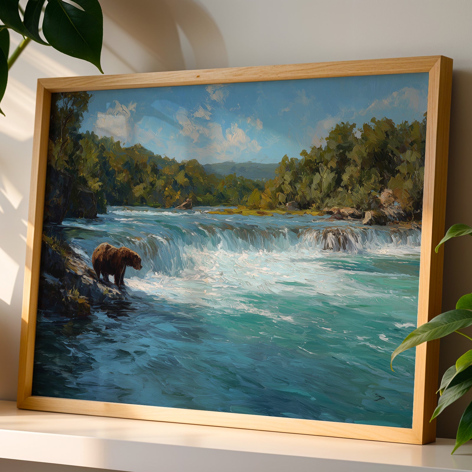 Katmai National Park Oil Painting