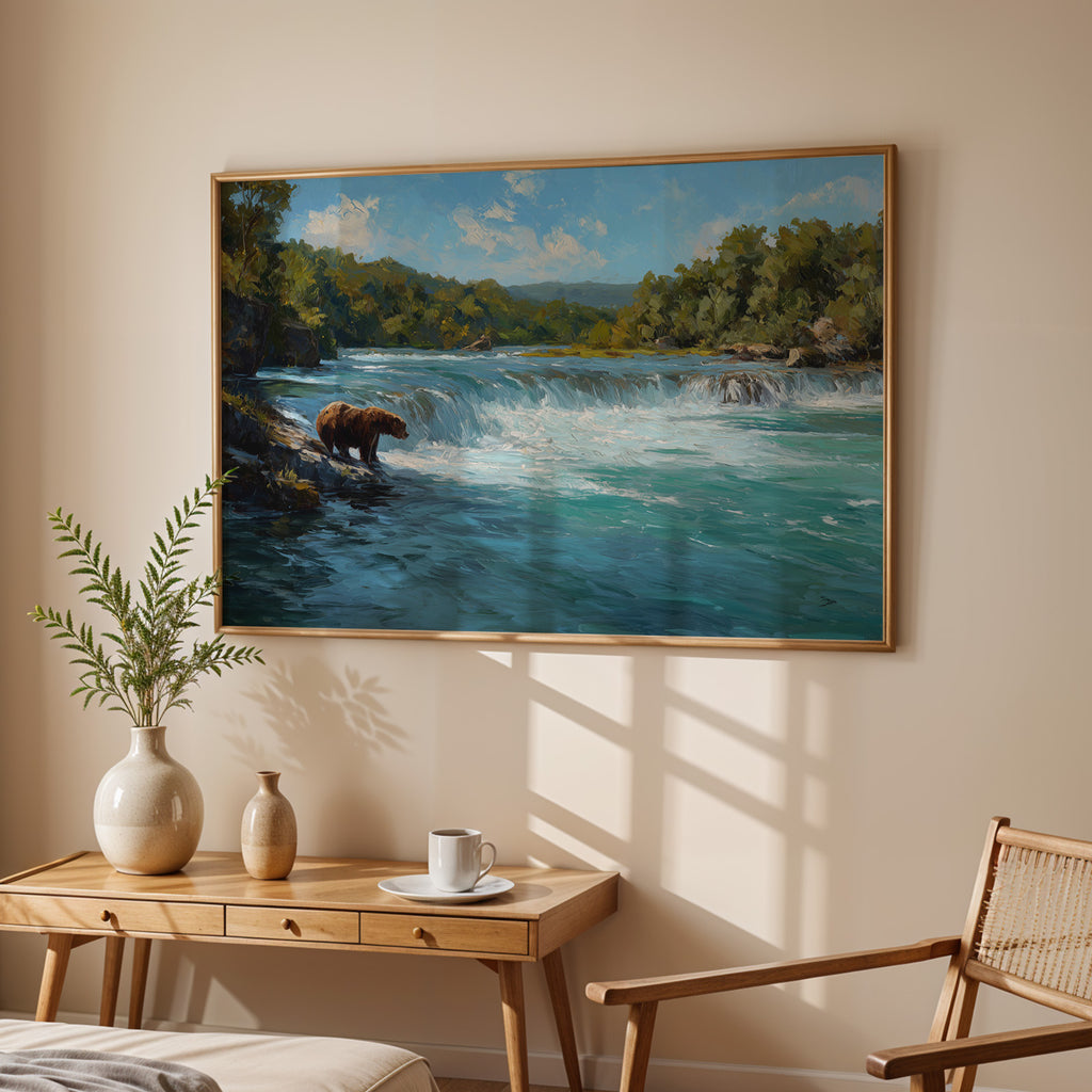 Katmai National Park Oil Painting