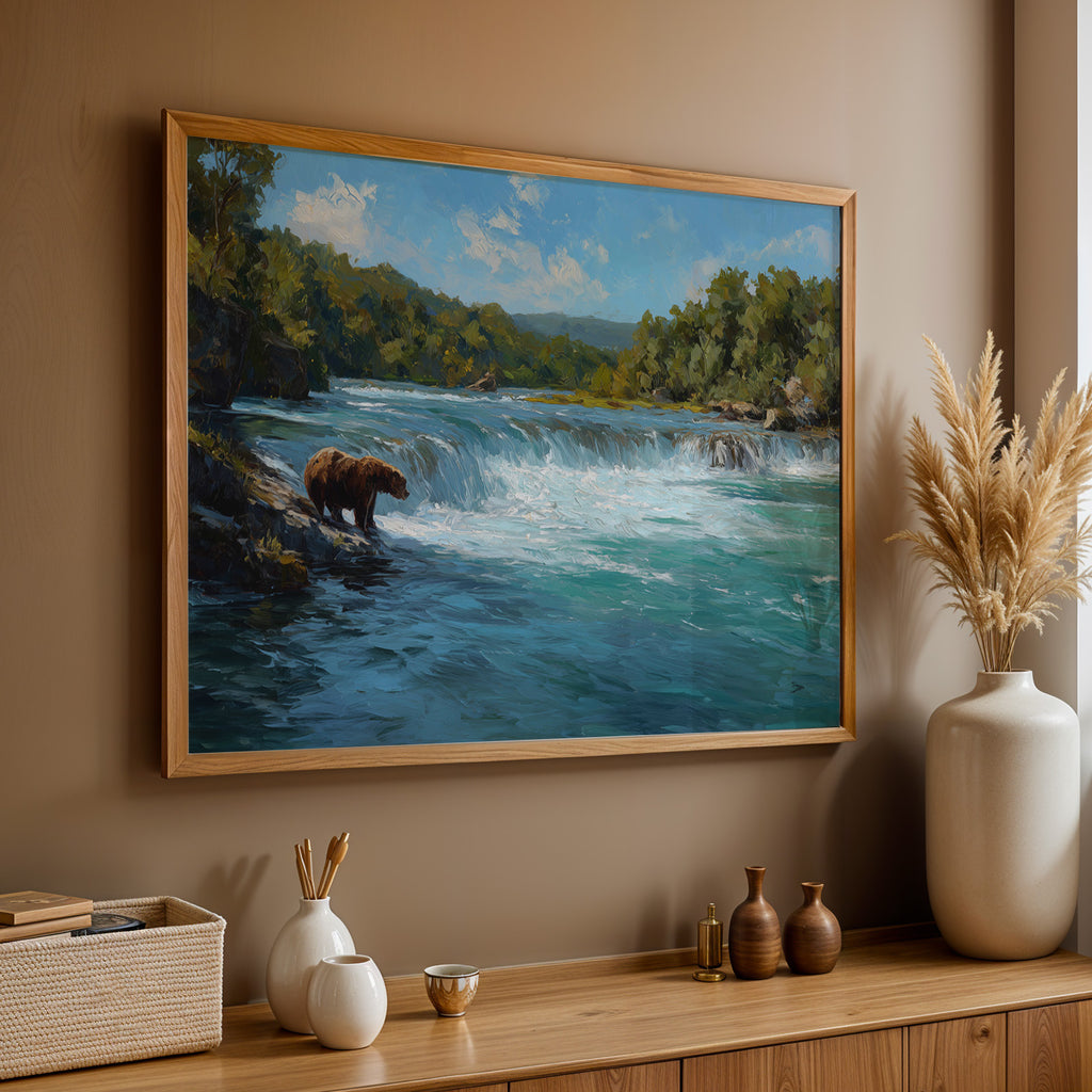 Katmai National Park Oil Painting