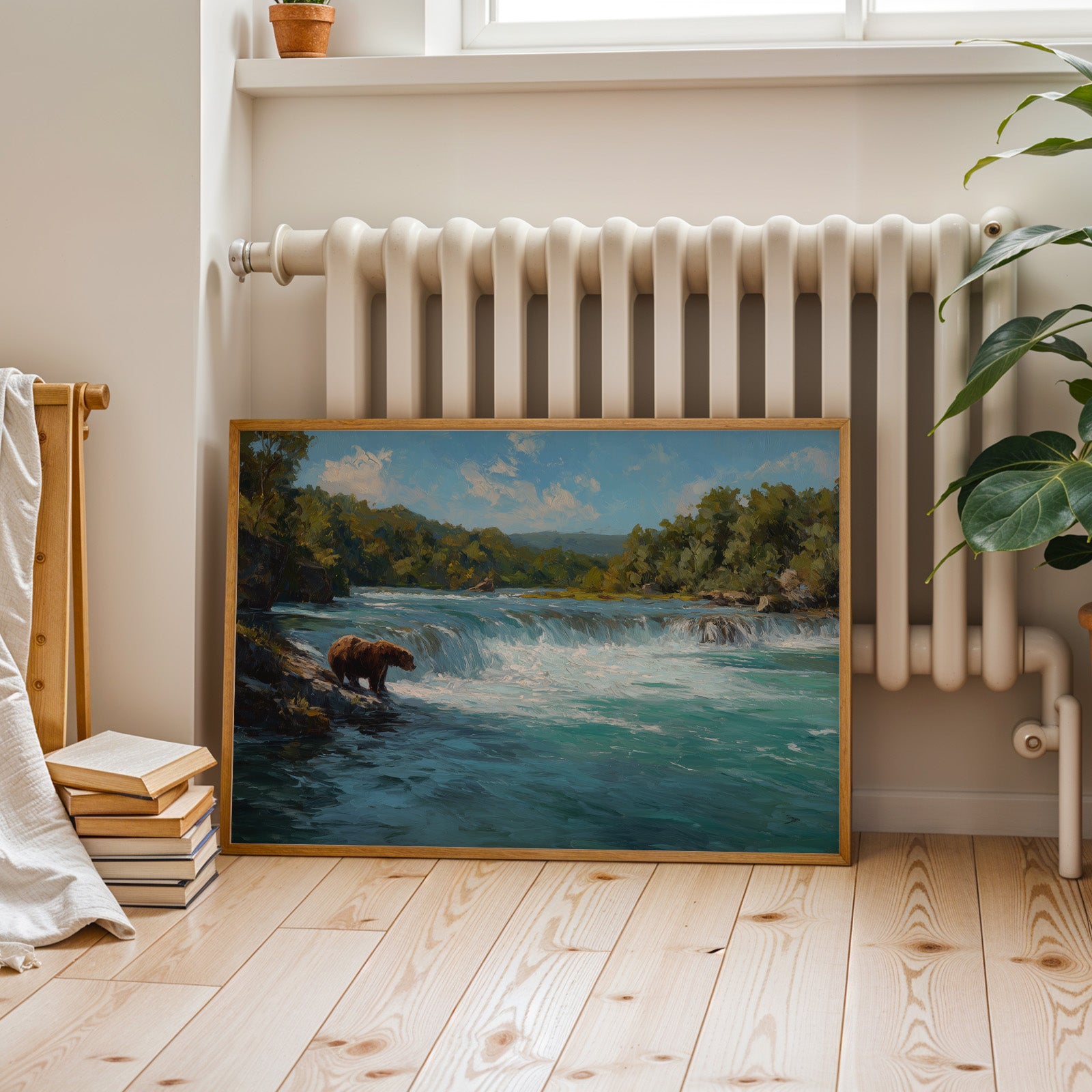 Katmai National Park Oil Painting
