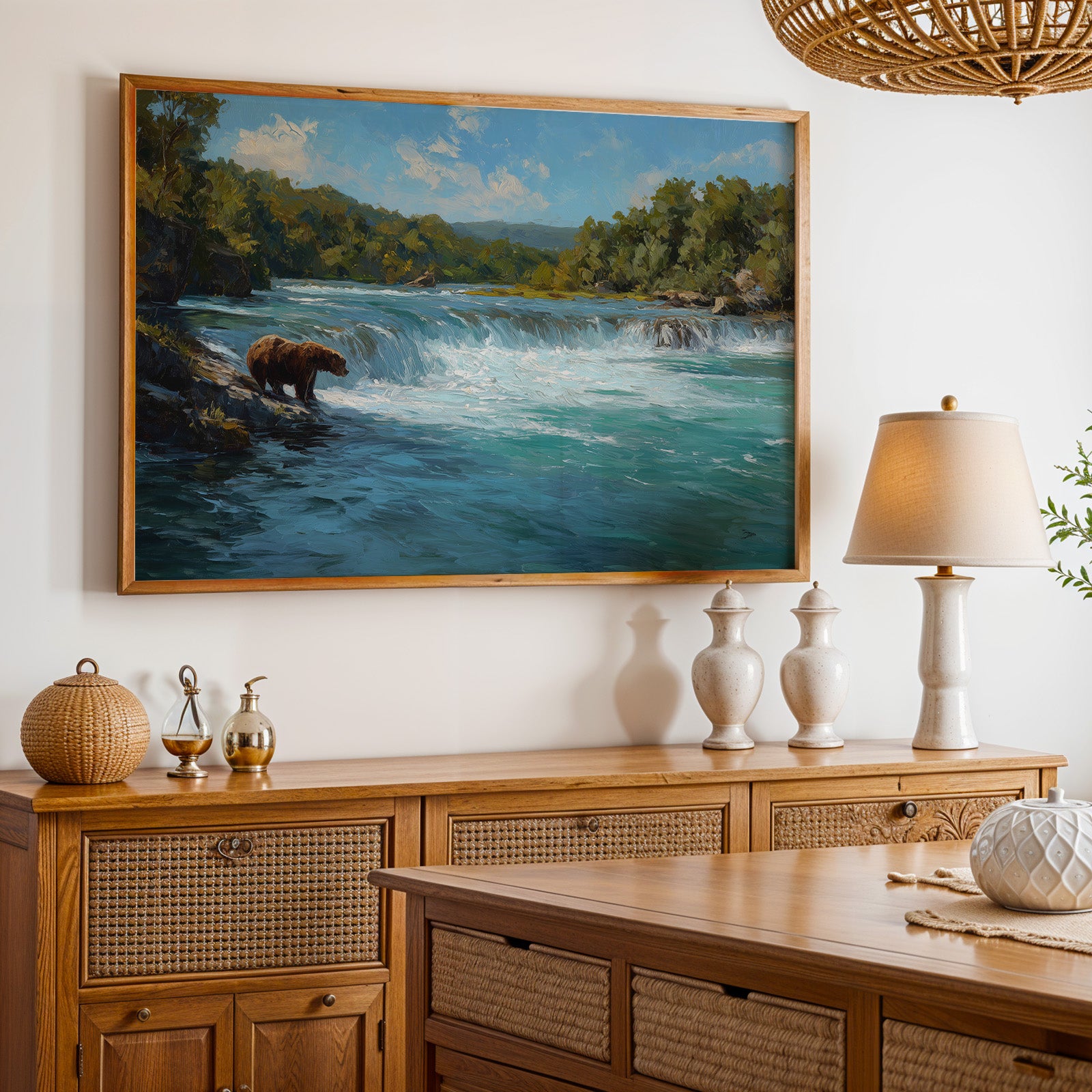 Katmai National Park Oil Painting