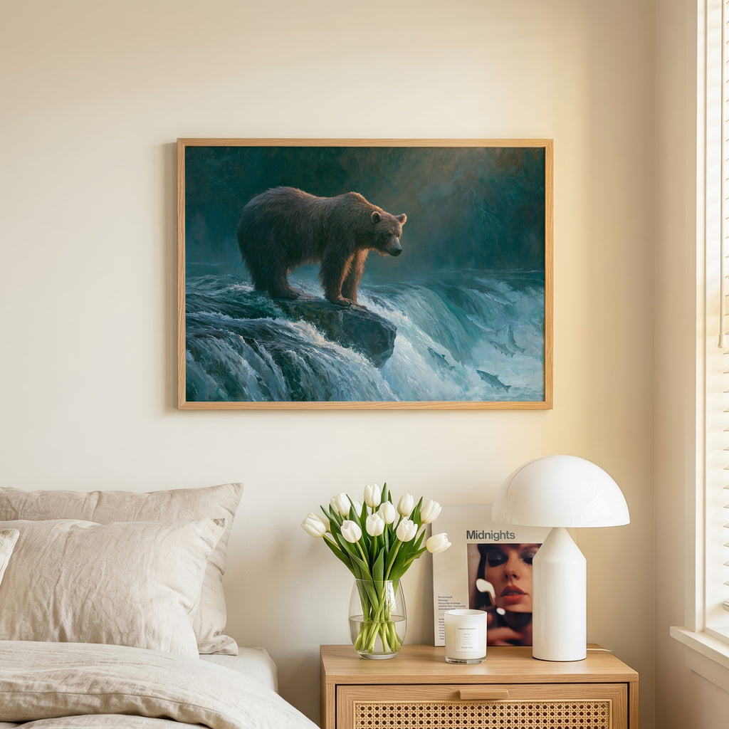 Katmai National Park Classical Oil Painting