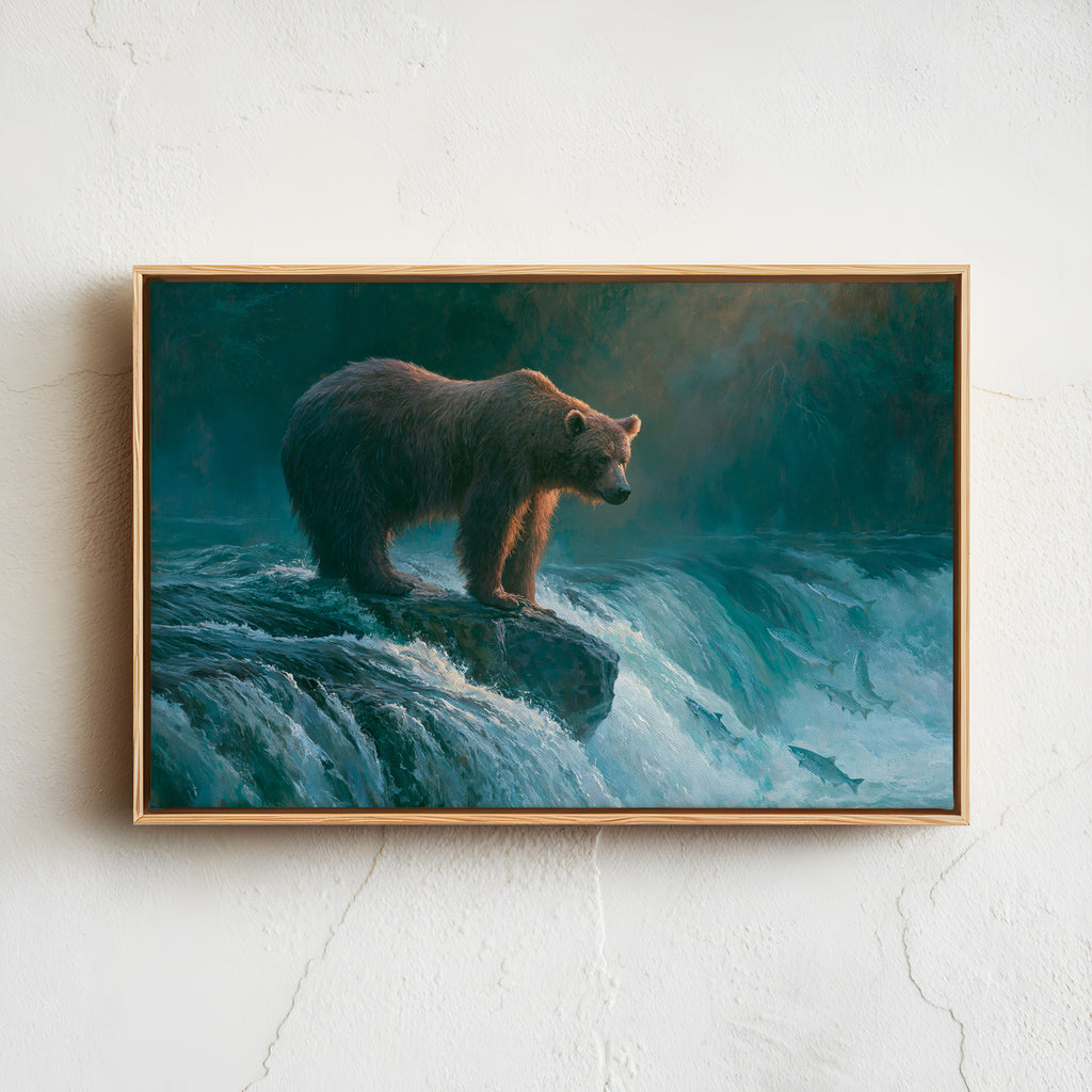 Katmai National Park Classical Oil Painting