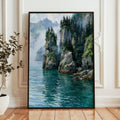Kenai Fjords National Park Watercolor Art