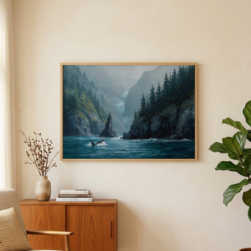 Kenai Fjords National Park Oil Painting