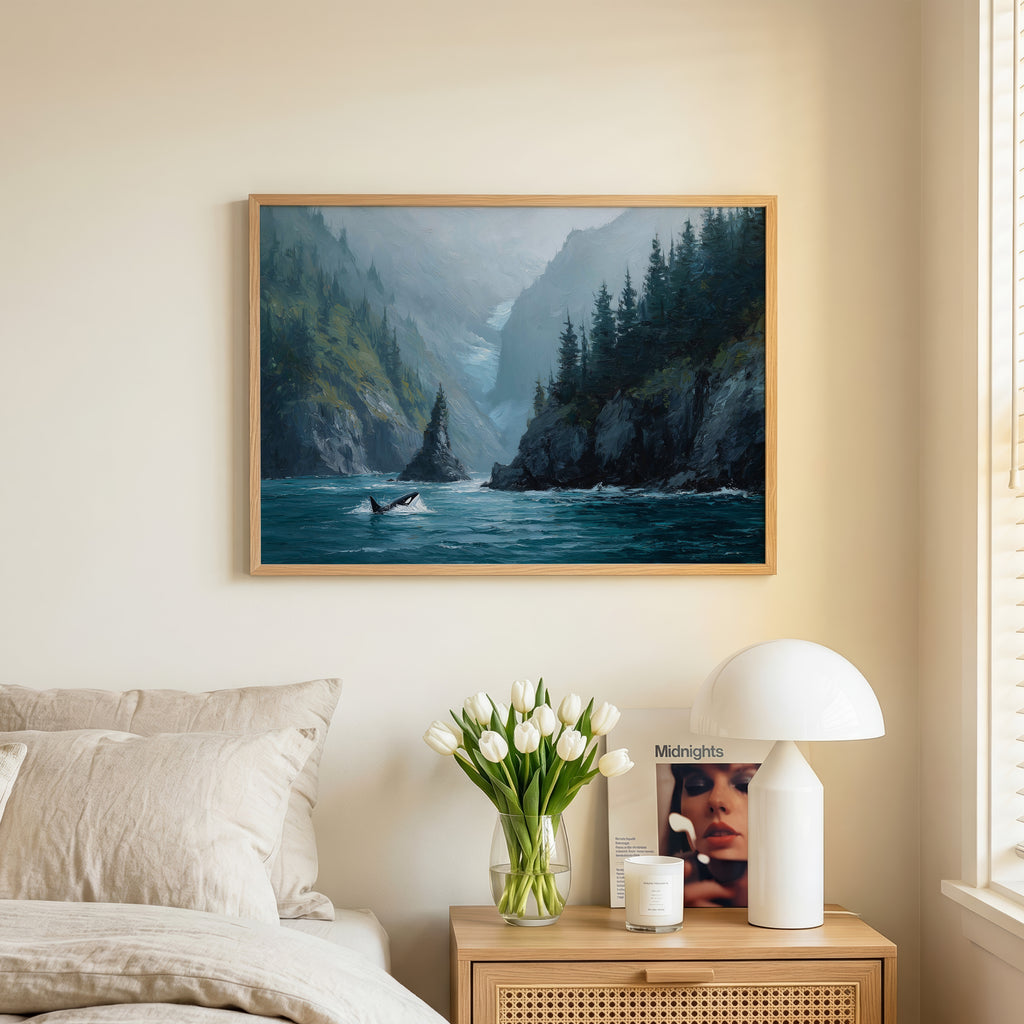 Kenai Fjords National Park Oil Painting