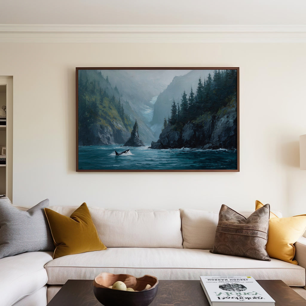 Kenai Fjords National Park Oil Painting