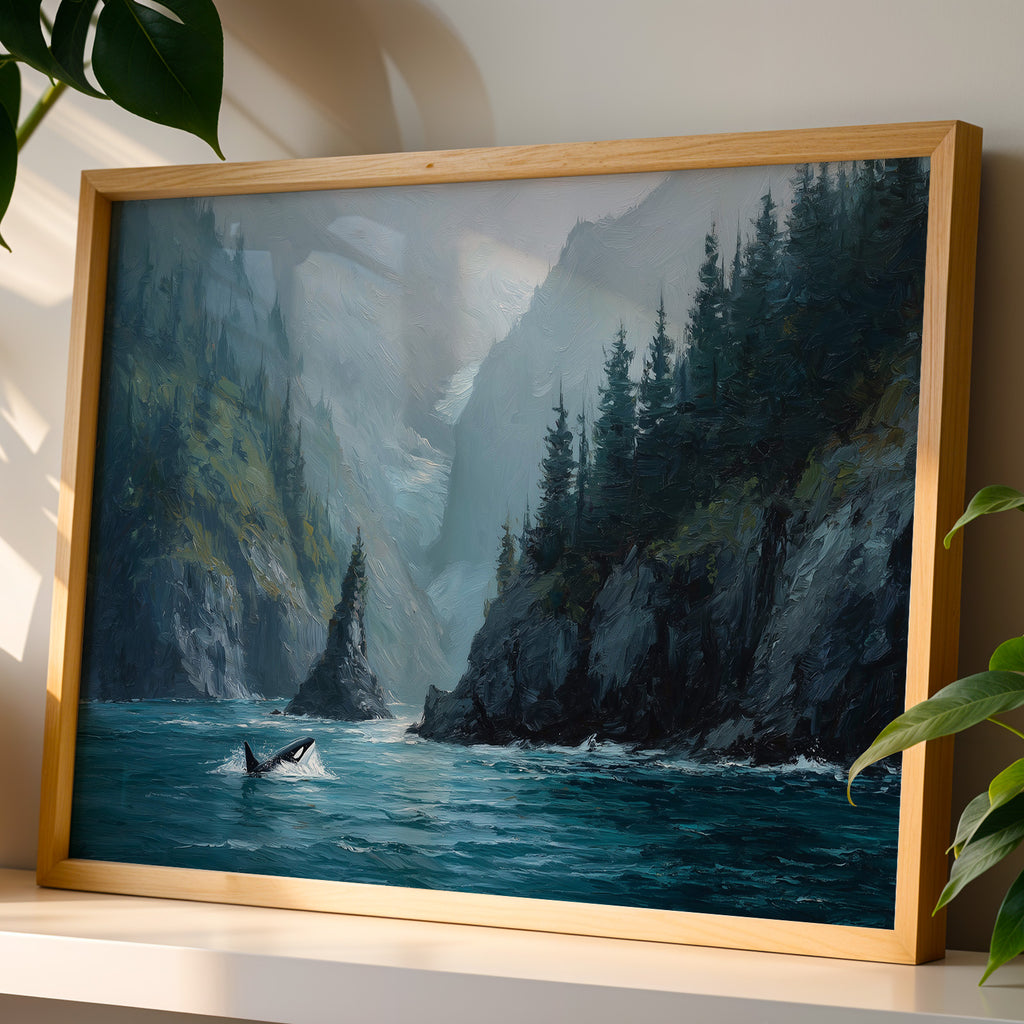 Kenai Fjords National Park Oil Painting