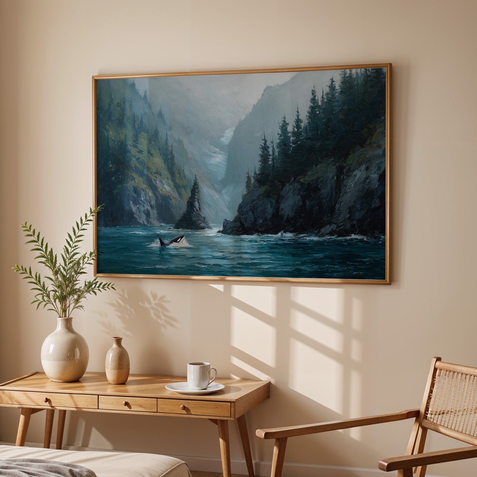 Kenai Fjords National Park Oil Painting