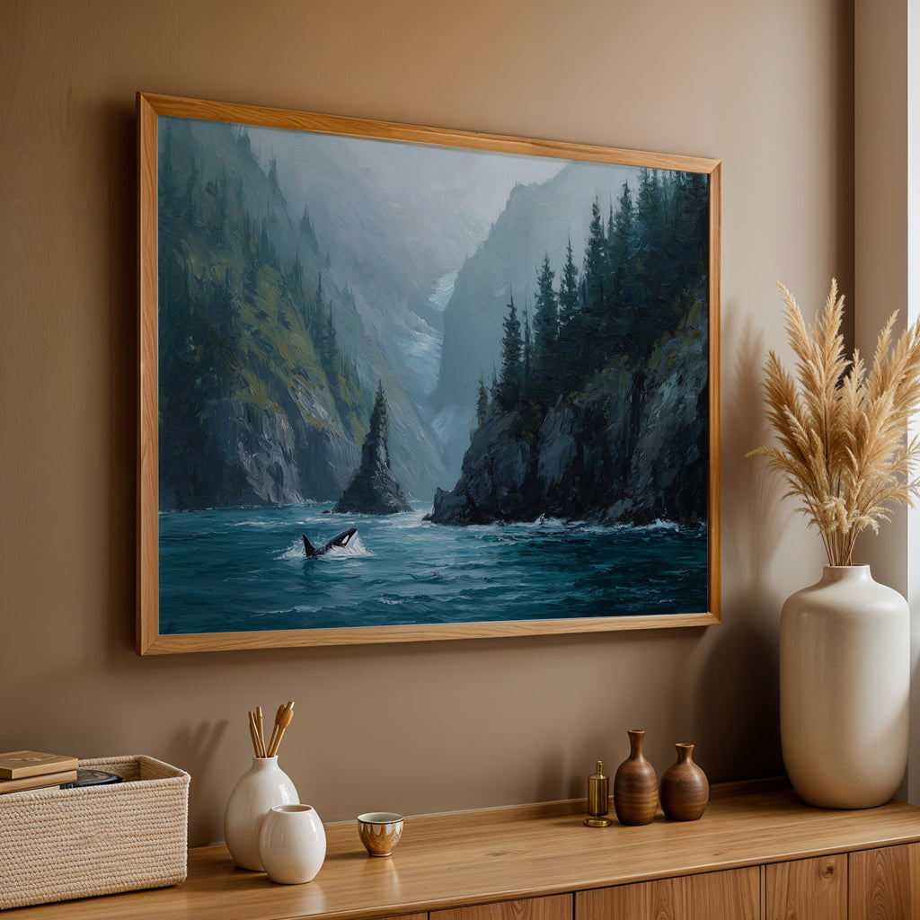 Kenai Fjords National Park Oil Painting