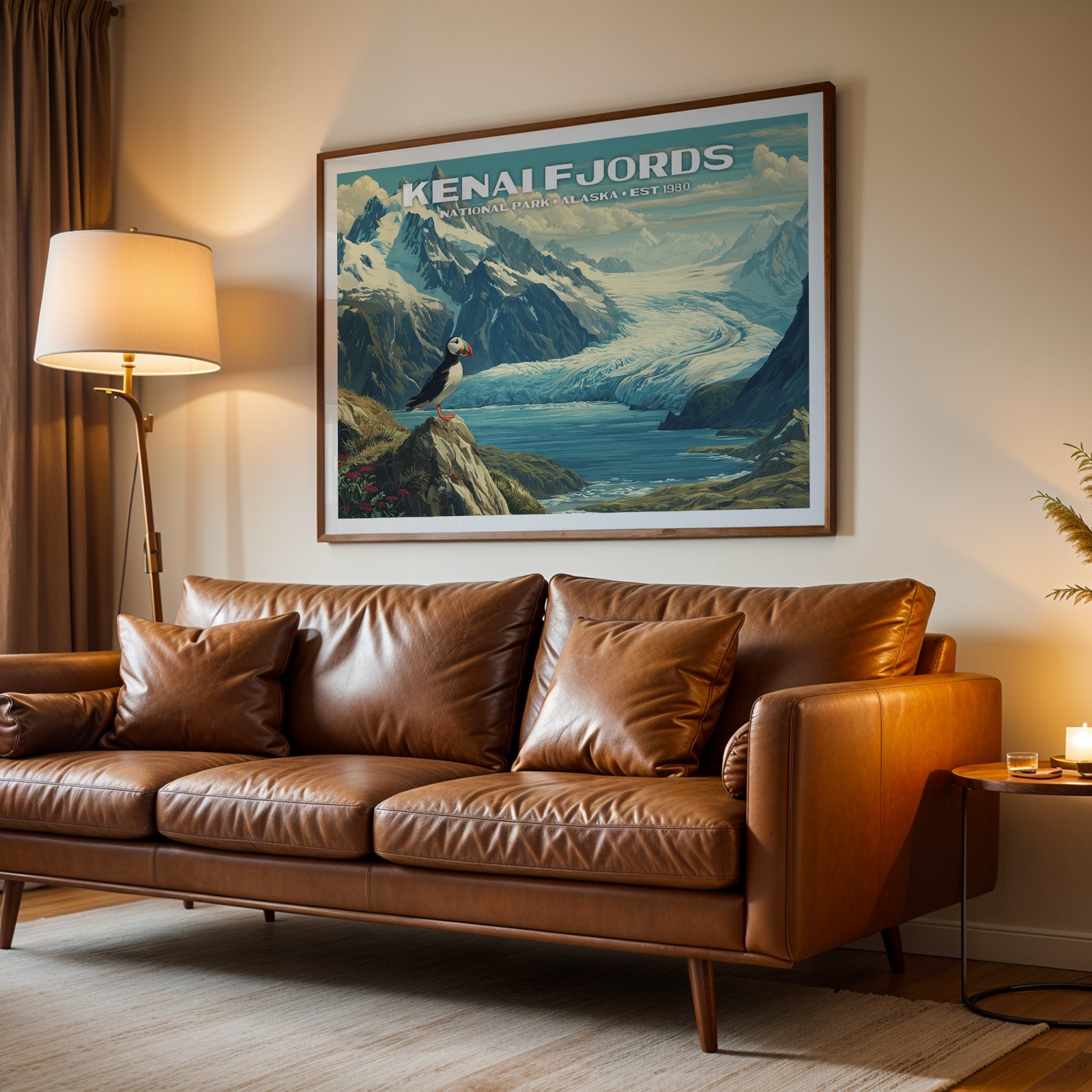 Kenai Fjords National Park Horizontal Vintage Art