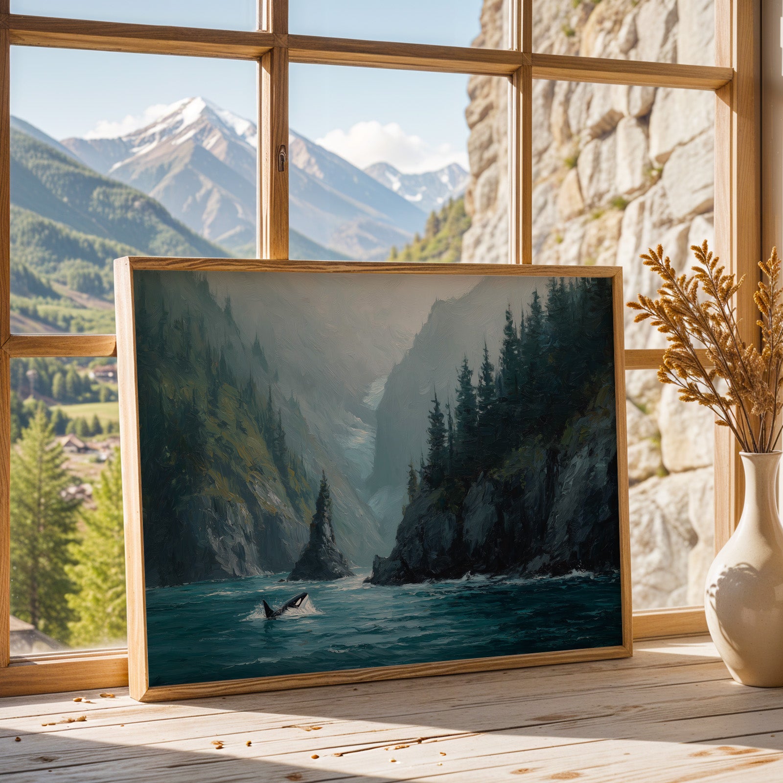 Kenai Fjords National Park Oil Painting