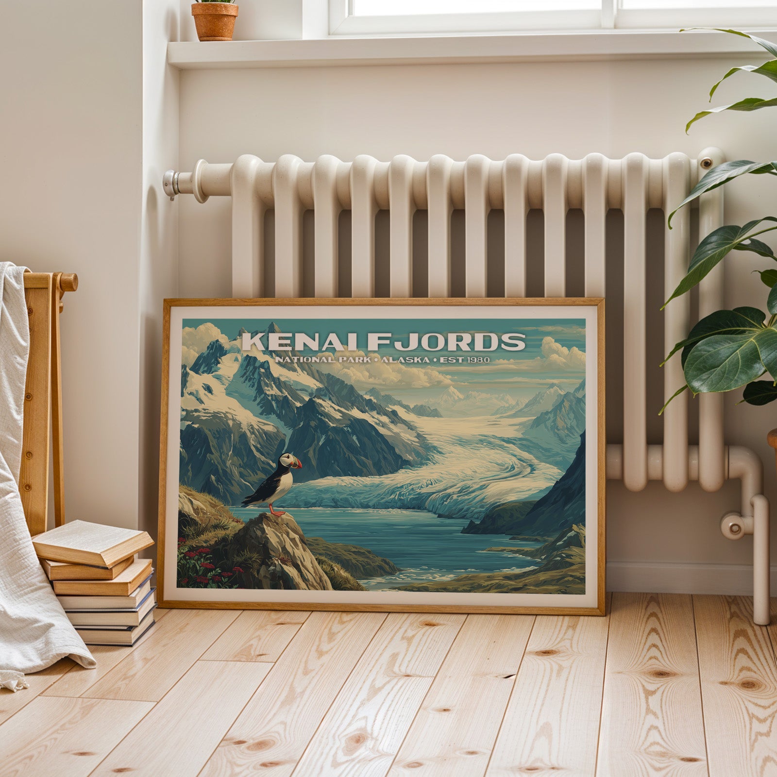 Kenai Fjords National Park Horizontal Vintage Art
