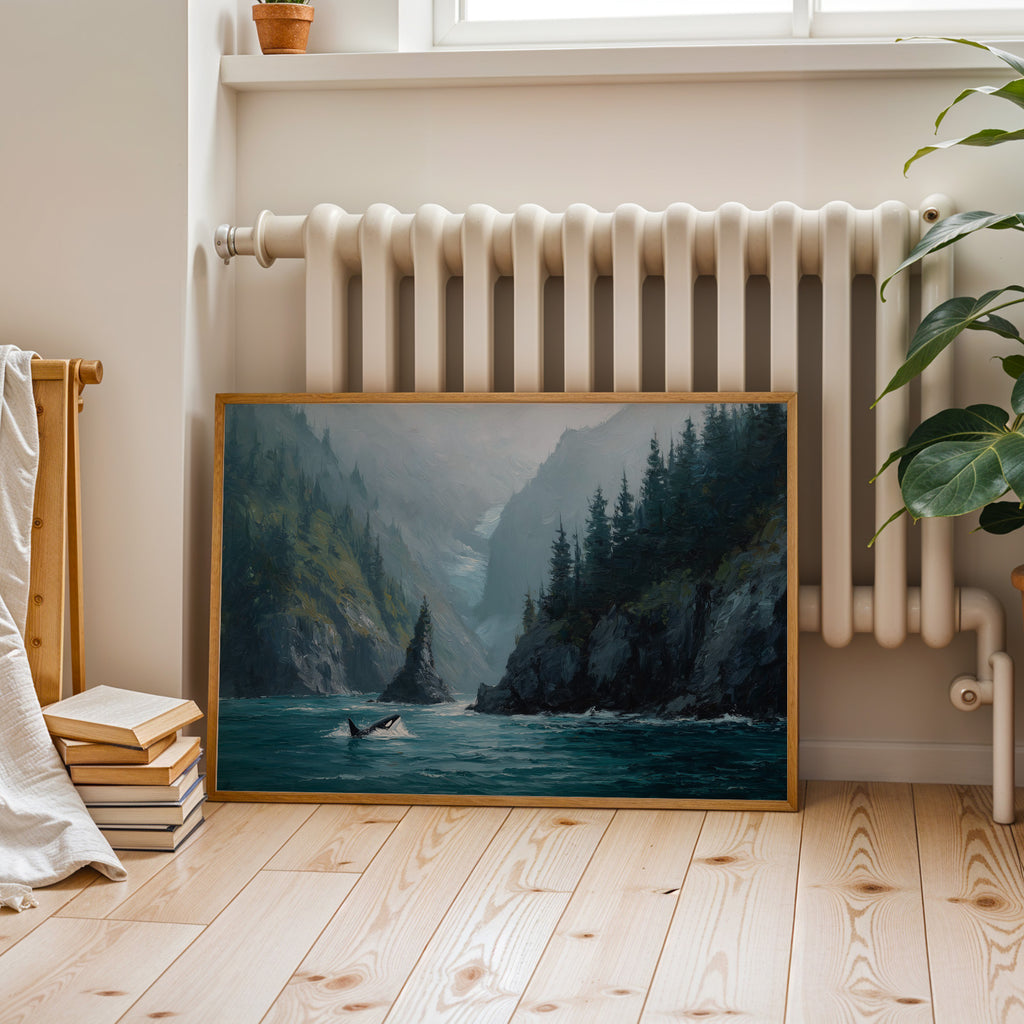 Kenai Fjords National Park Oil Painting